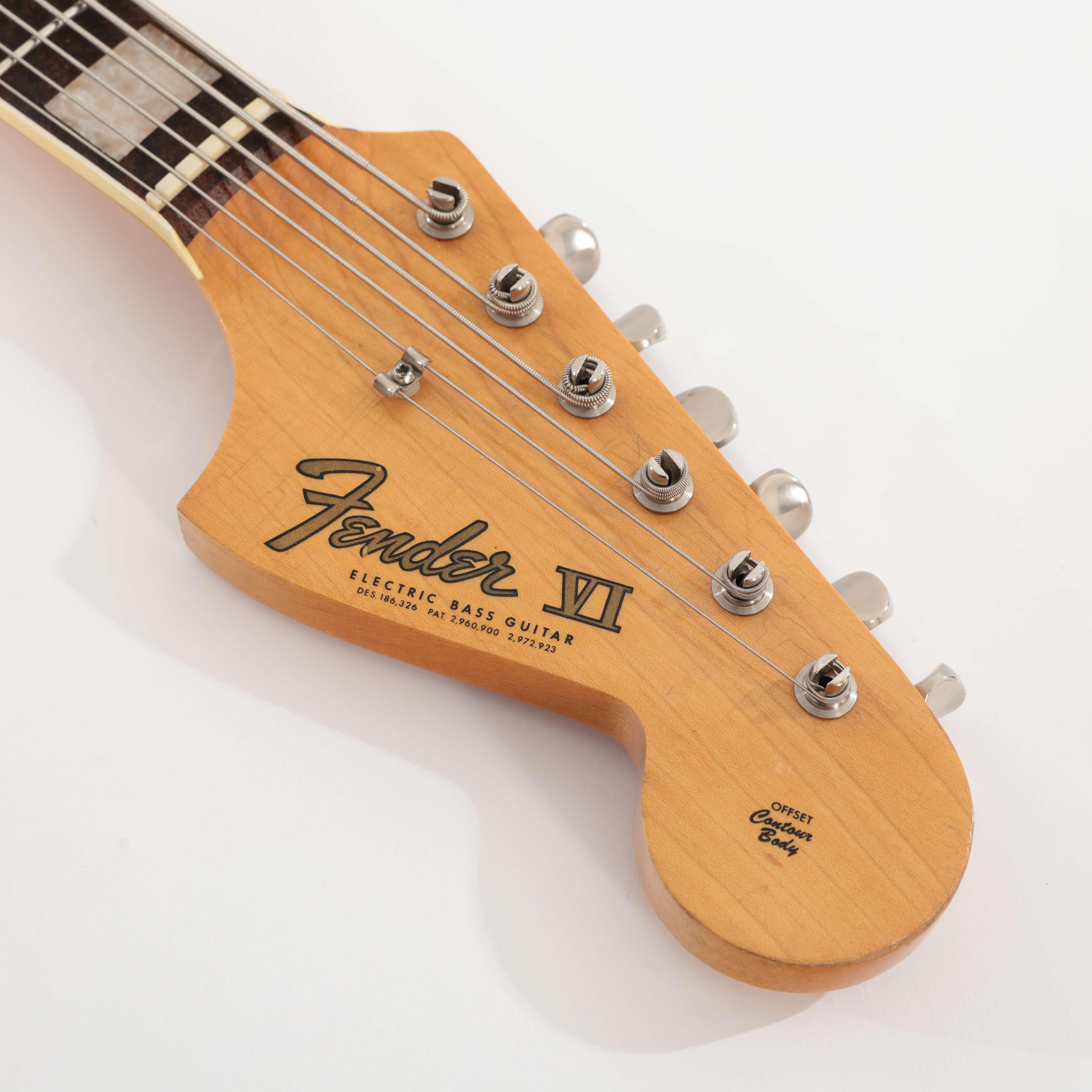 Second Hand Fender 1967 Bass VI In Sunburst 645 - SH-114-2645 (11).jpg