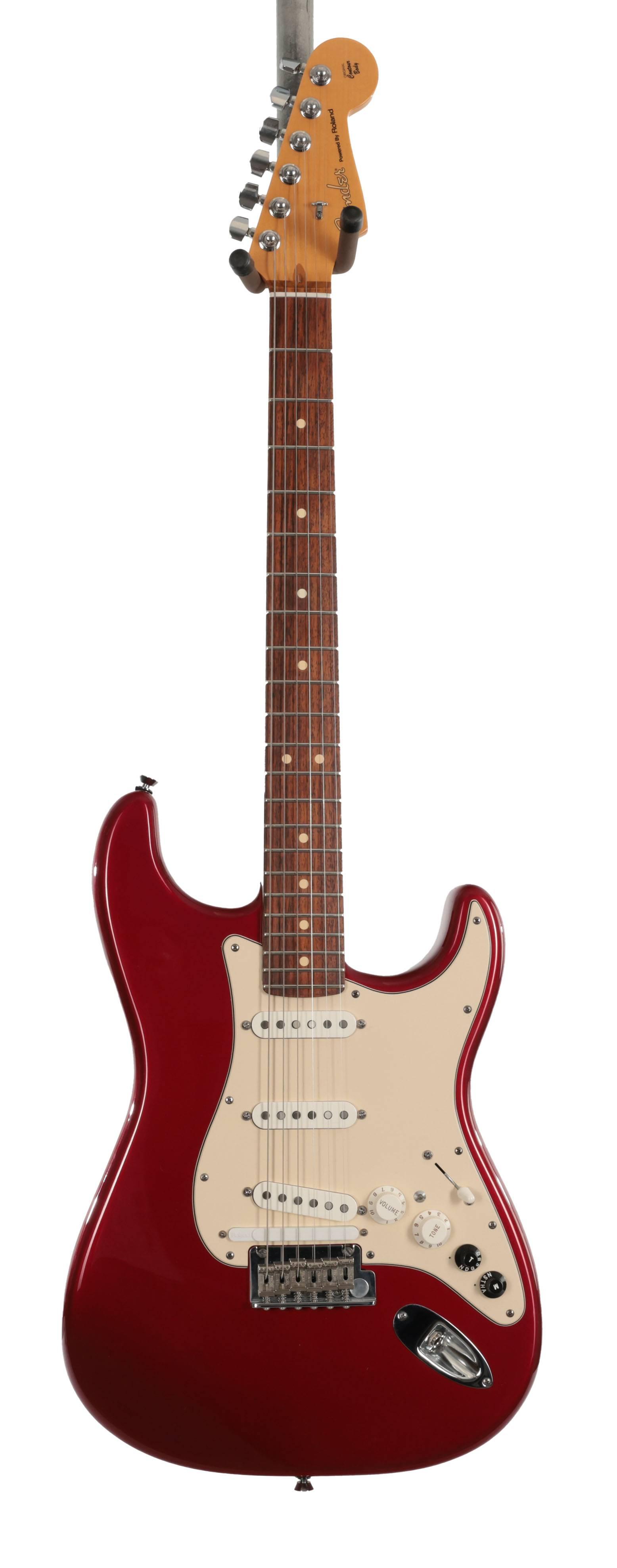 Second Hand Fender USA 6-SV6 Electric Guitar With Roland VG In Candy Apple Red 685 - SH-241-6685 (3).jpg