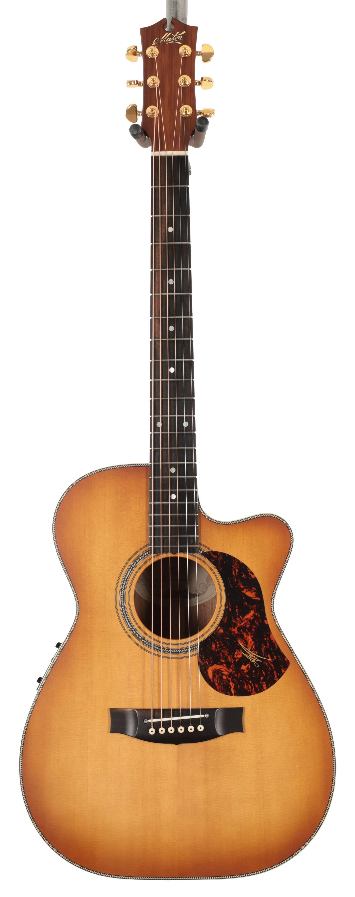 Second Hand Maton EBG808C Nashville Acoustic Guitar In Vintage Amber Burst Stain 448 - SH-141-6448 (3).jpg