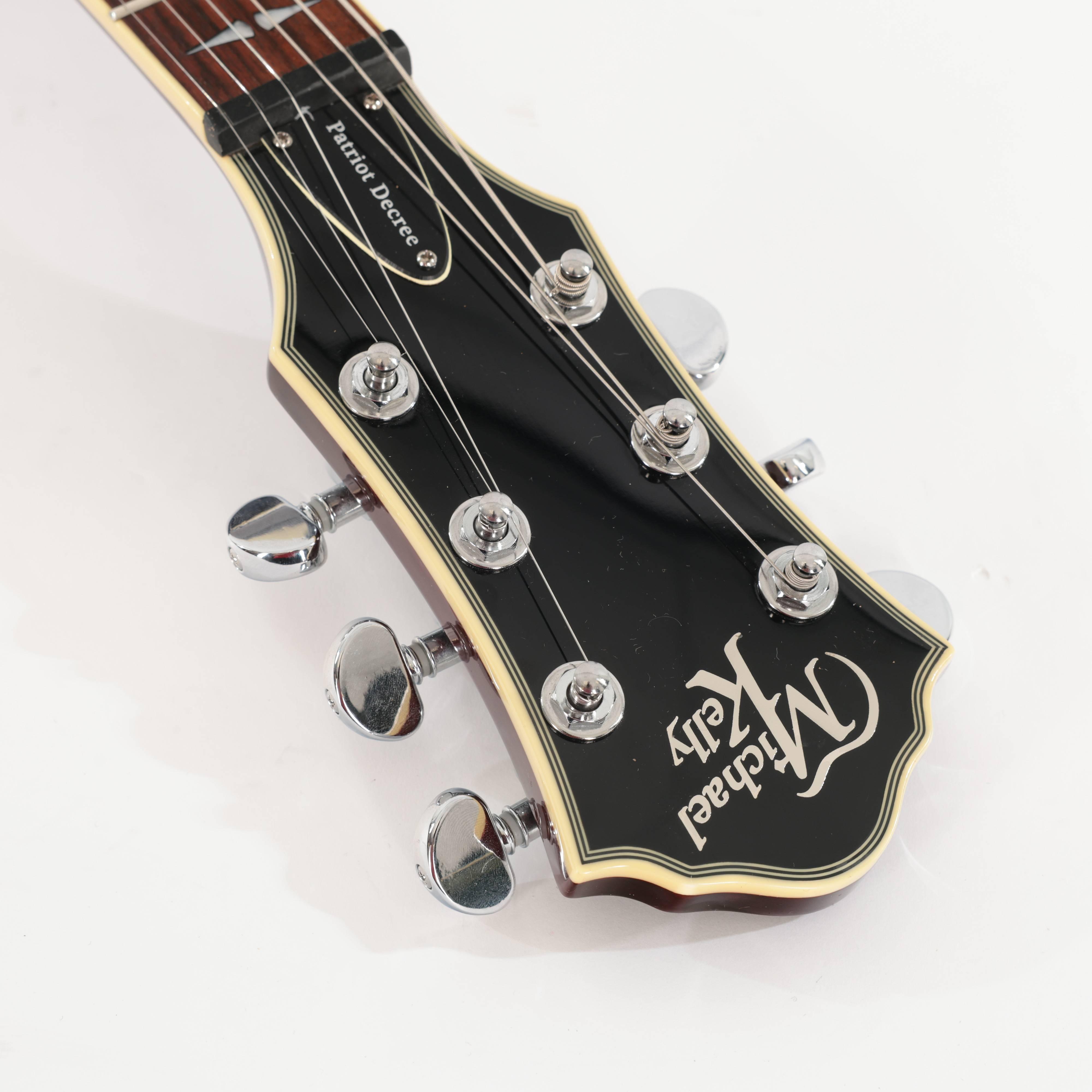 Second Hand Michael Kelly Patriot Decree Electric Guitar In Coral Blue 412 - SH-141-6412 (12).jpg