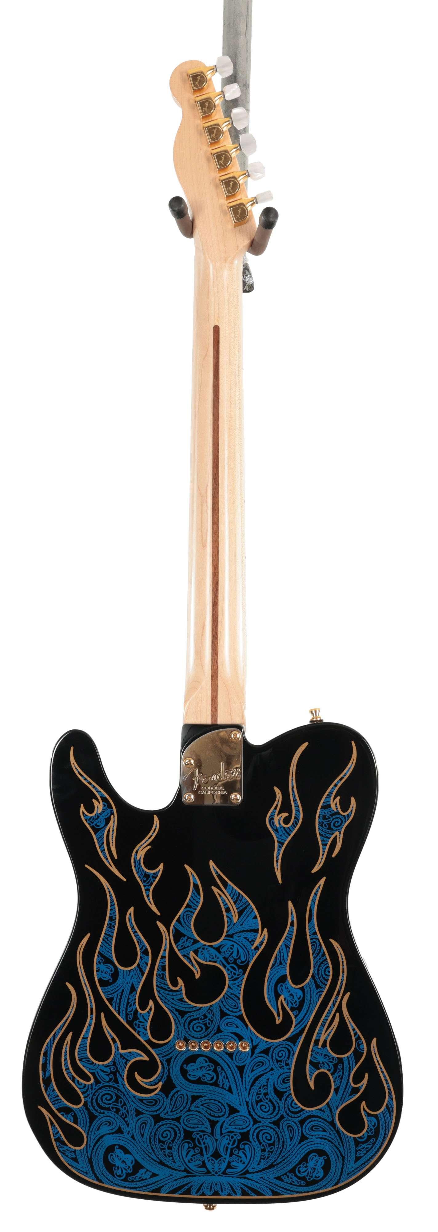 Second Hand Fender USA James Burton Telecaster Electric Guitar In Blue Flame 637 - SH-114-2637 (4).jpg