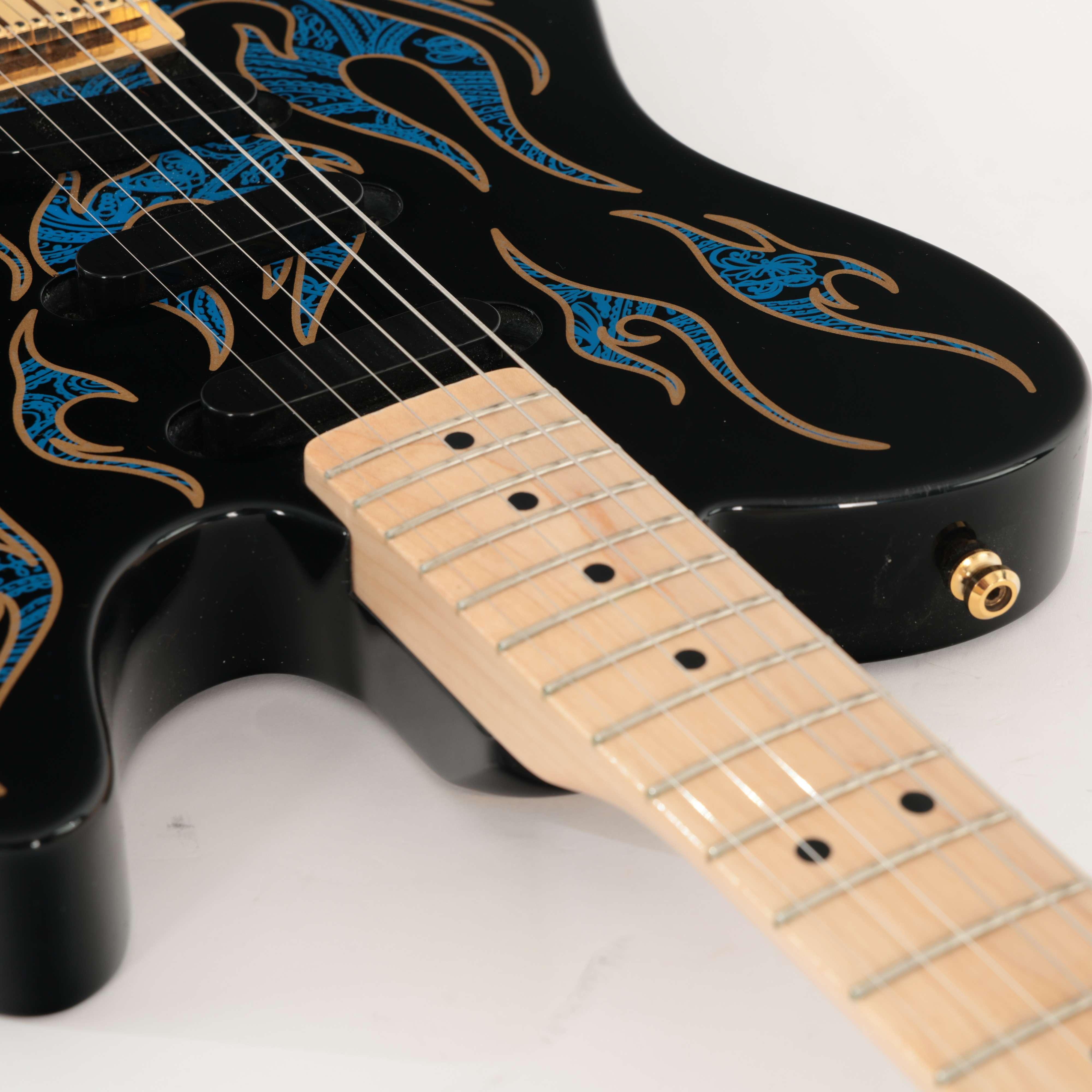 Second Hand Fender USA James Burton Telecaster Electric Guitar In Blue Flame 637 - SH-114-2637 (9).jpg