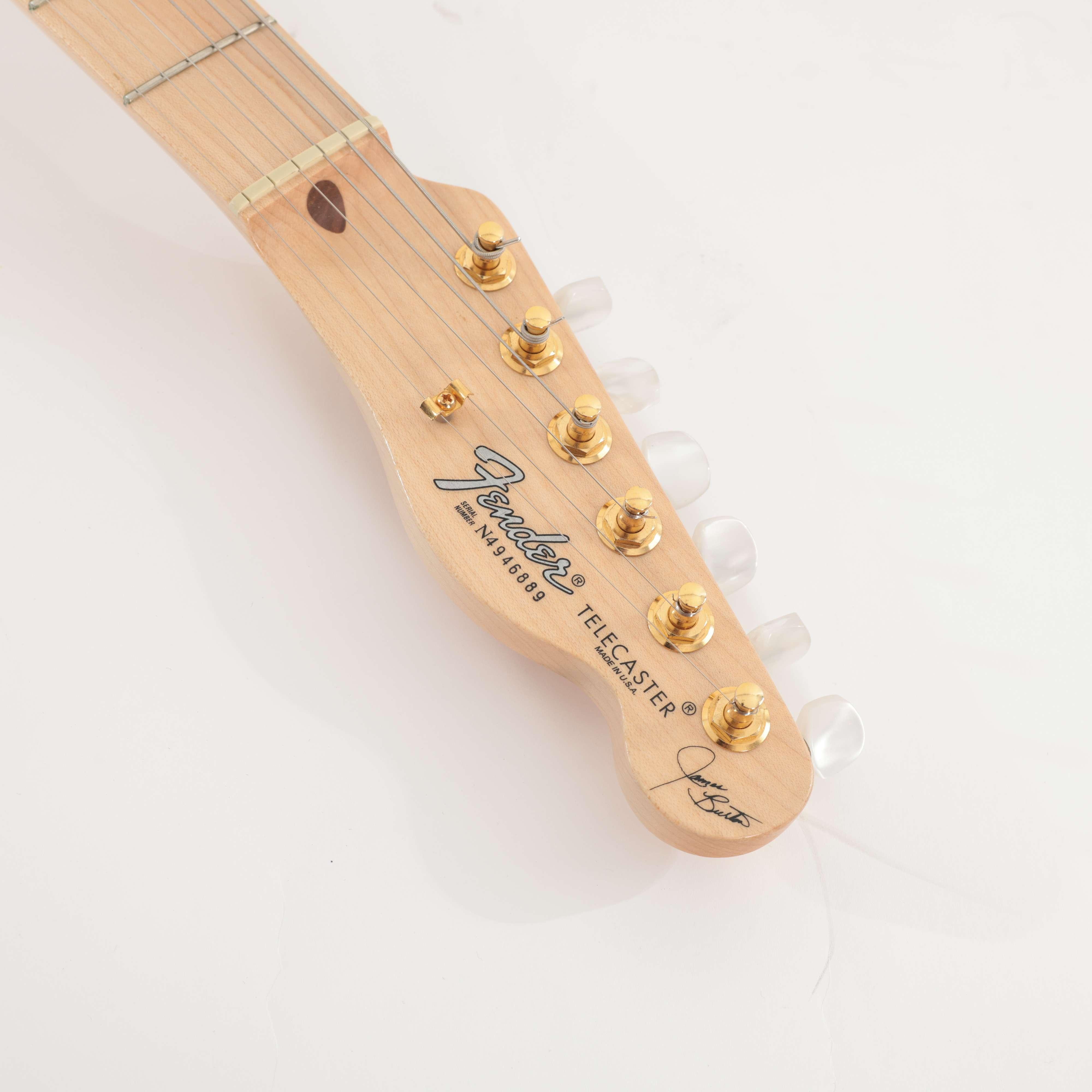 Second Hand Fender USA James Burton Telecaster Electric Guitar In Blue Flame 637 - SH-114-2637 (11).jpg