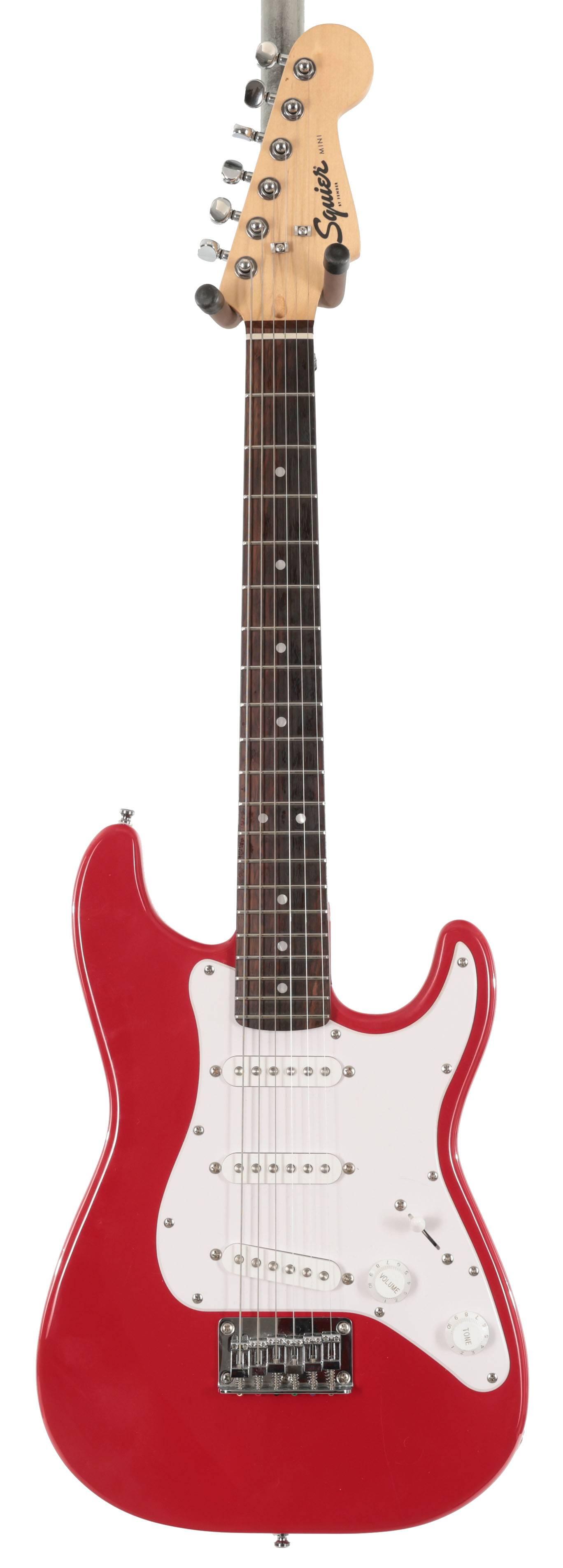 Second Hand Squier Mini Strat Electric Guitar In Red 674 - SH-241-6674 (3).jpg