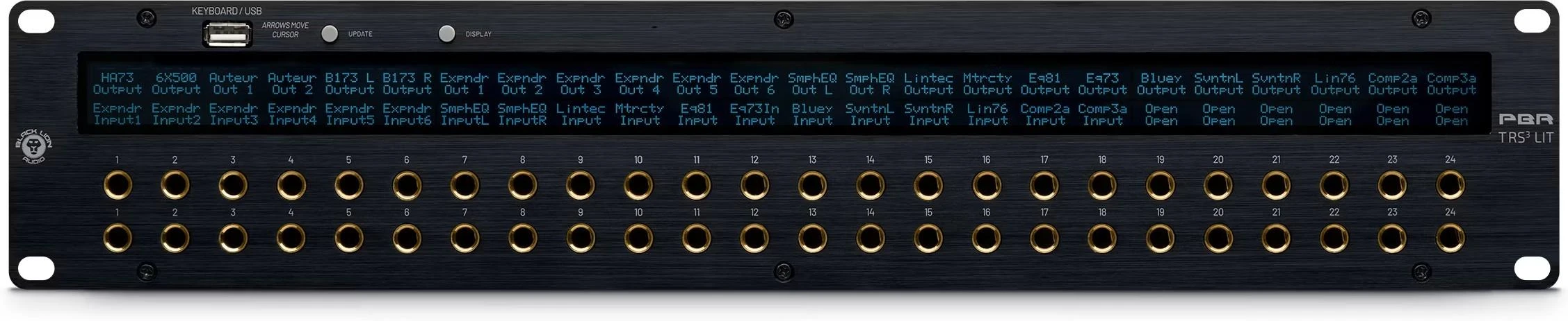 Black Lion Audio Audio PBR TRS3 LIT LED Patchbay - PBRTRS3LIT (1).jpg