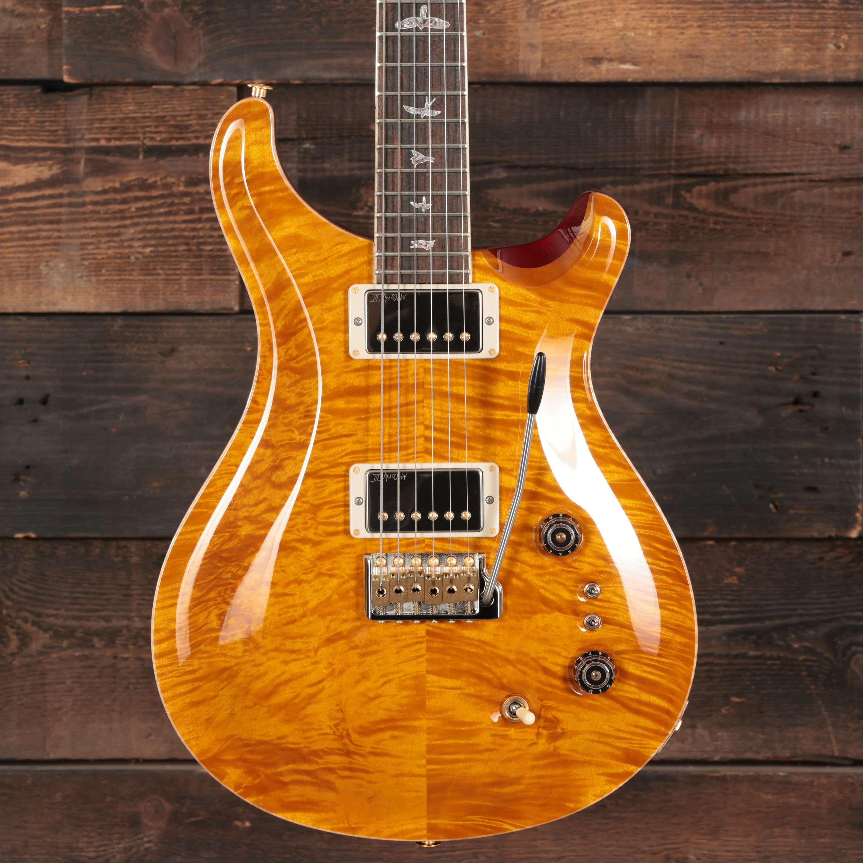 PRS Wood Library McCarty Electric Guitar in Vintage Yellow with Matching Flame Maple Neck - 0426370 (3).jpg