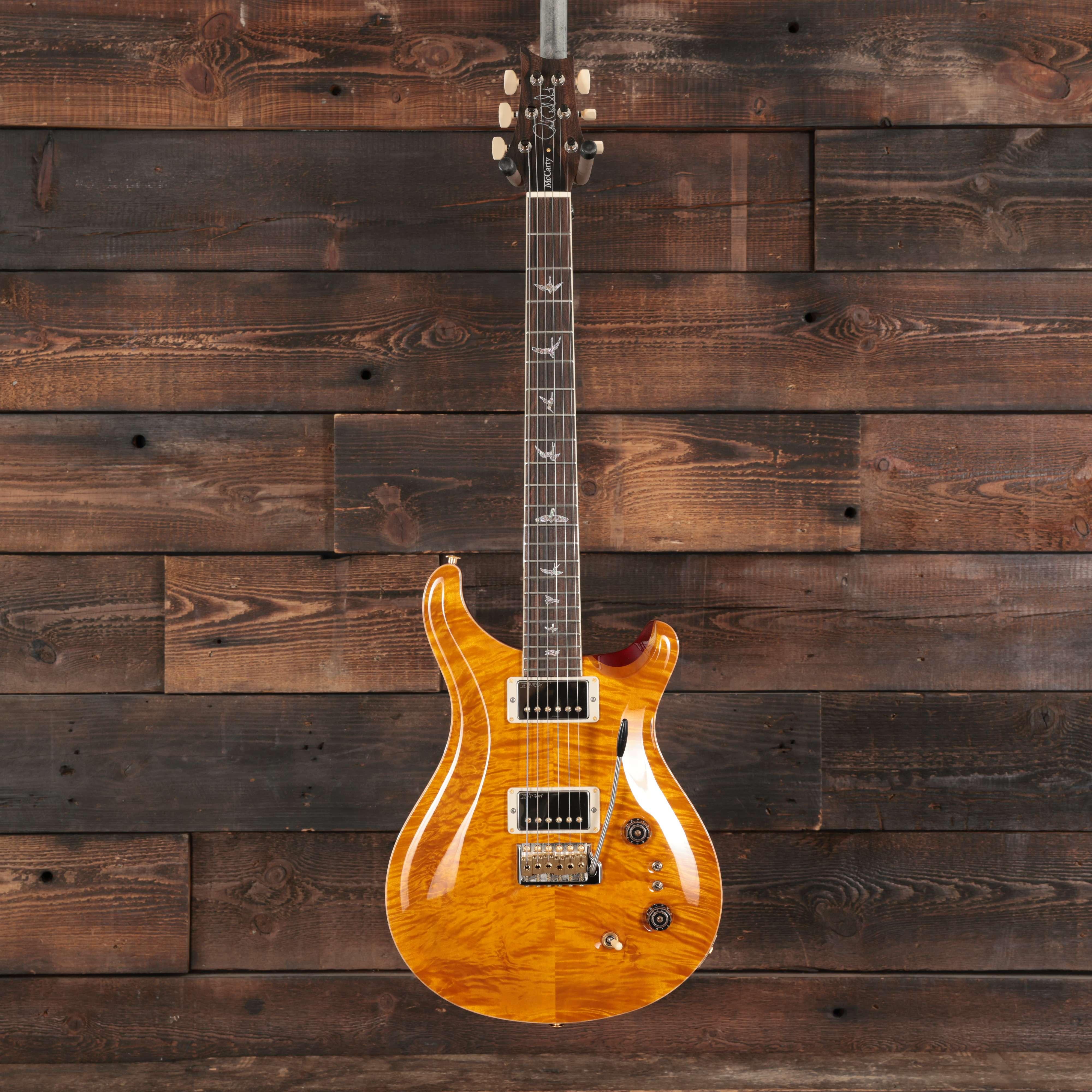 PRS Wood Library McCarty Electric Guitar in Vintage Yellow with Matching Flame Maple Neck - 0426370 (4).jpg