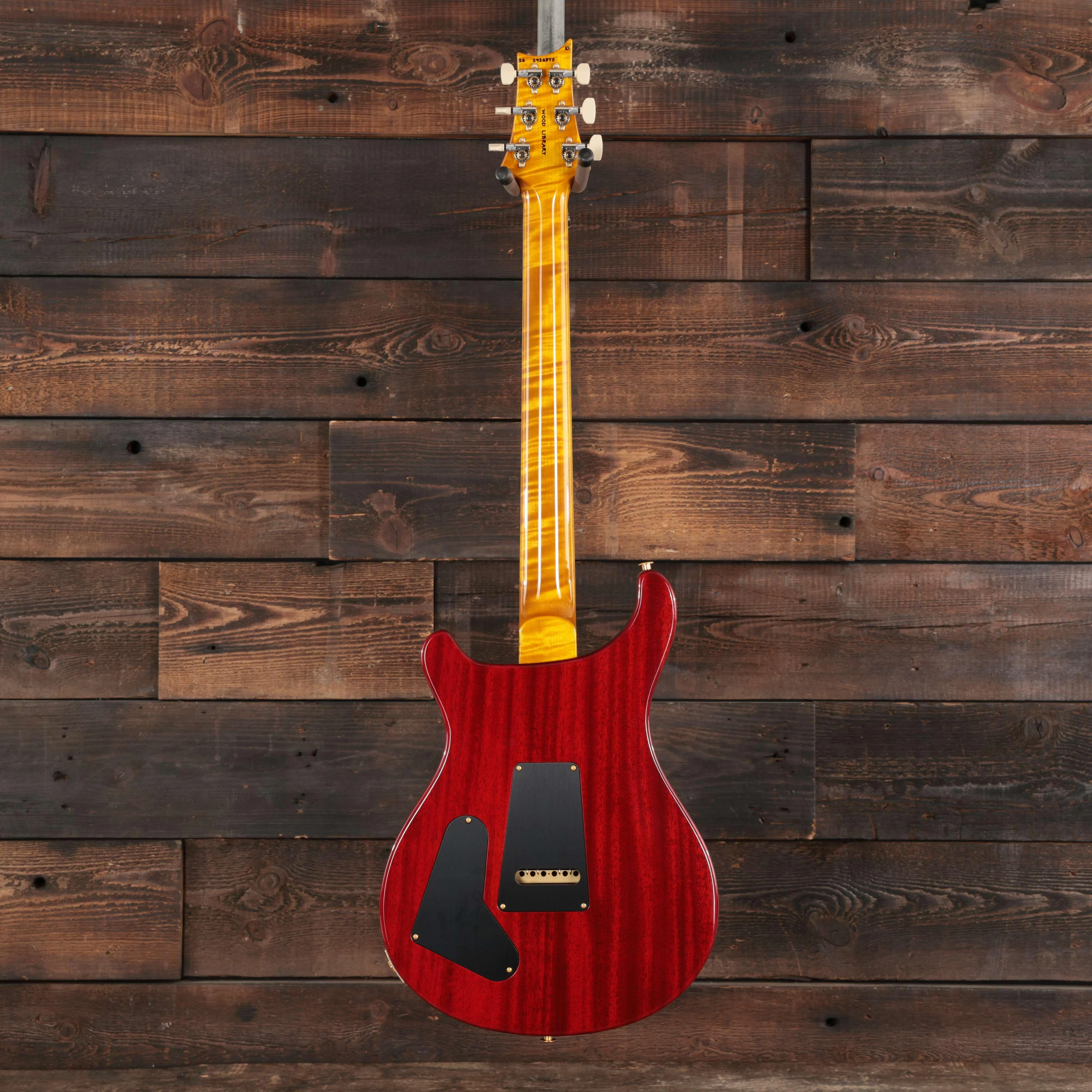 PRS Wood Library McCarty Electric Guitar in Vintage Yellow with Matching Flame Maple Neck - 0426370 (5).jpg