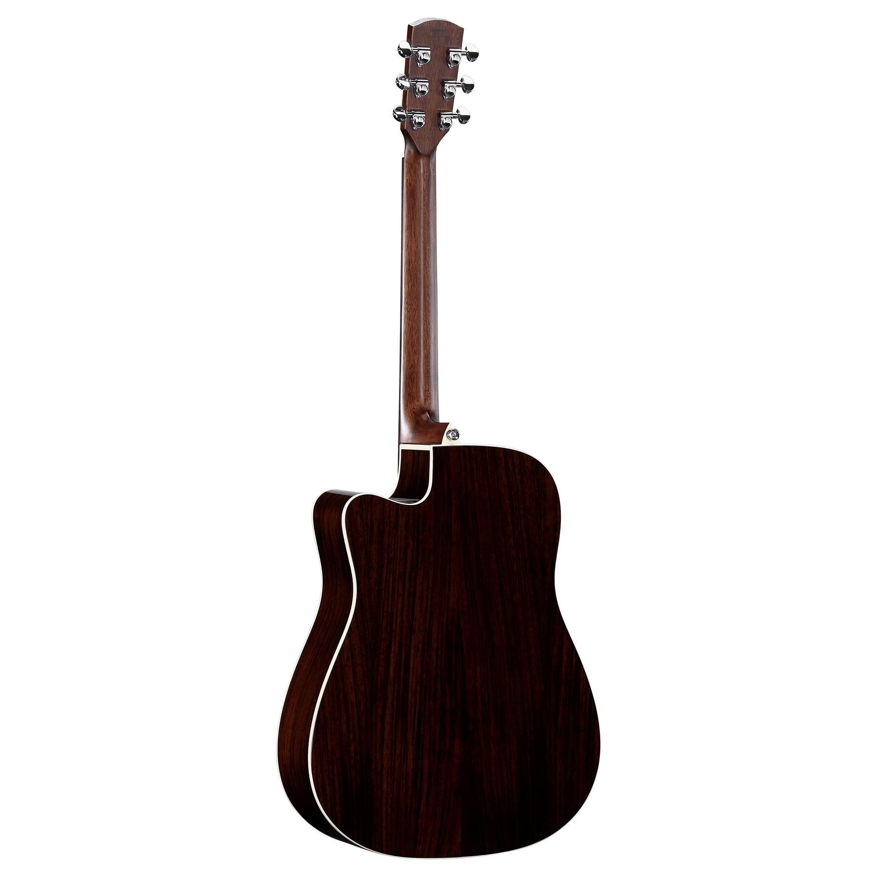 Alvarez Artist AD70CE Black Dreadnought Cutaway Acoustic Electric Guitar with LR Baggs StagePro Bronze - AD70CE-BLK-3.jpg