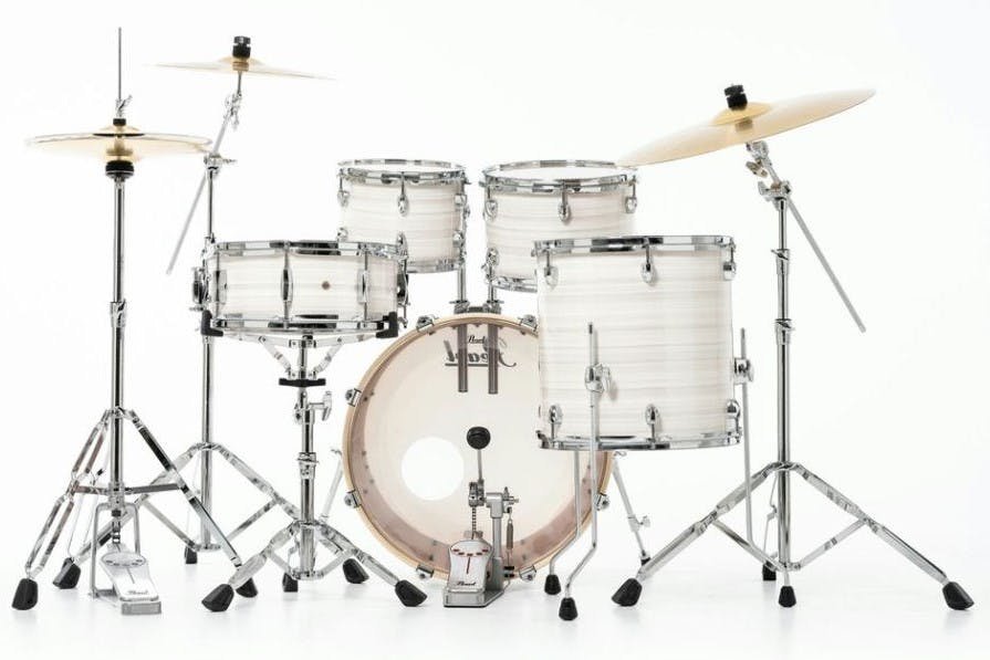 Pearl Export 20" Drum Kit in Slipstream White - EXX705NBRC777-Pearl-Export-5pc-HWP834-SBRCYM-SW.jpg