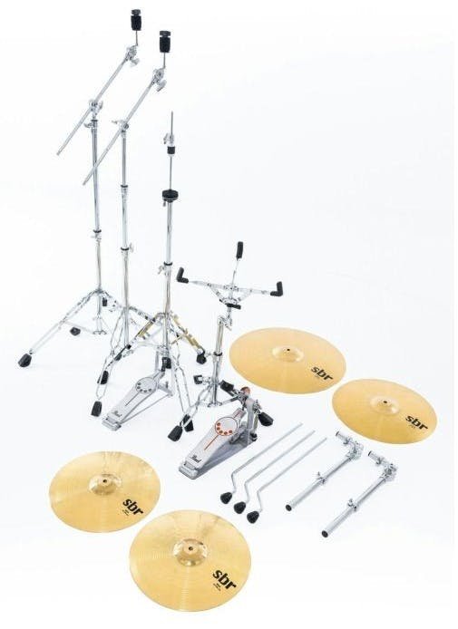 Pearl Export 20" Drum Kit in Slipstream White - EXX705NBRC777-Pearl-Export-5pc-HWP834-SBRCYM-SW-5.jpg