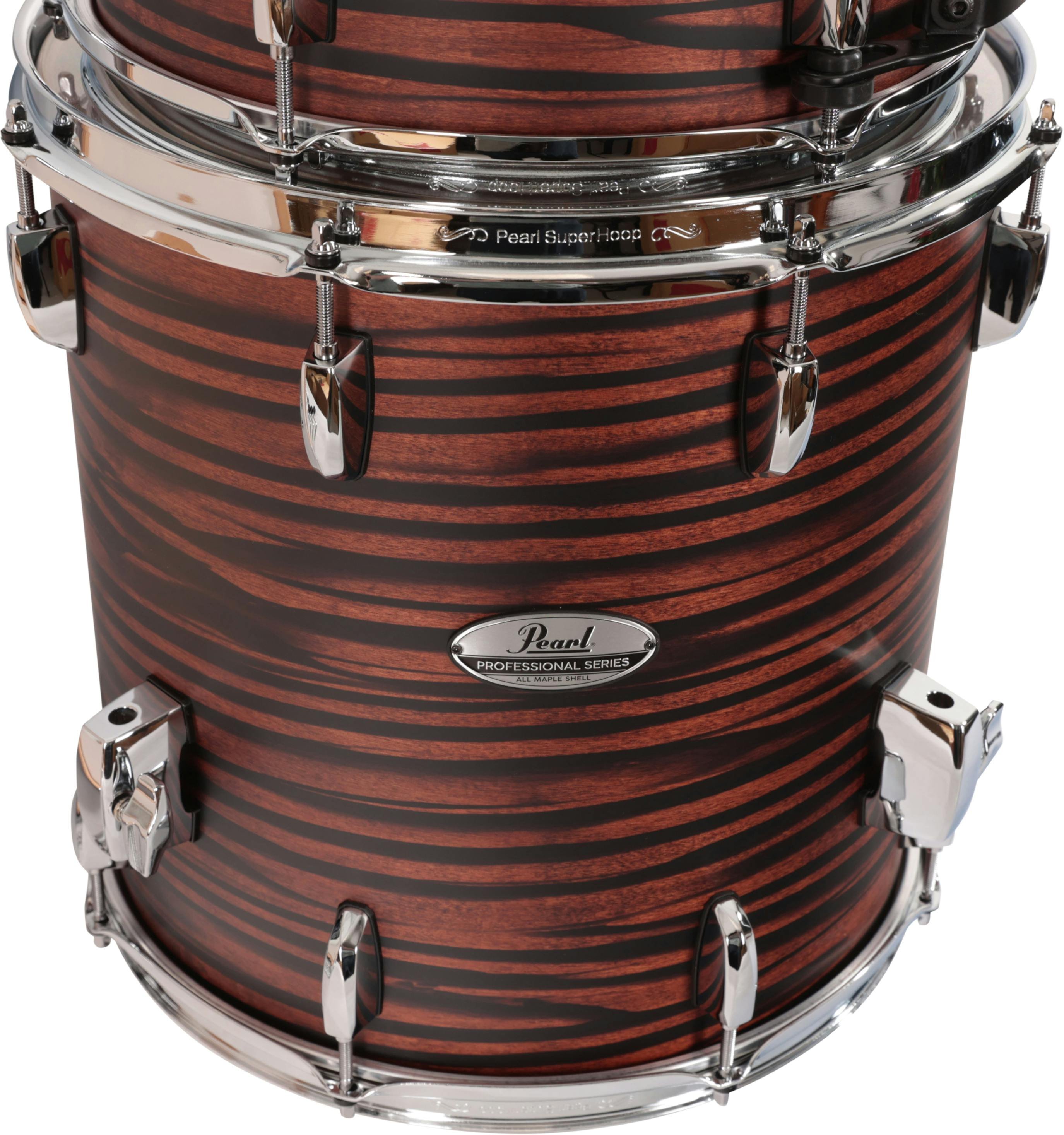 Pearl Professional Series 20" Acoustic Drum Kit in Matte Mocha Swirl - PMX904XPC883-PMX904XPC883_4.jpg