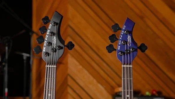 B Stock : Sterling by Music Man Bongo 5 Bass Guitar in Firemist Purple Satin - 002 - bongo-headstock_600x_compressed.jpg