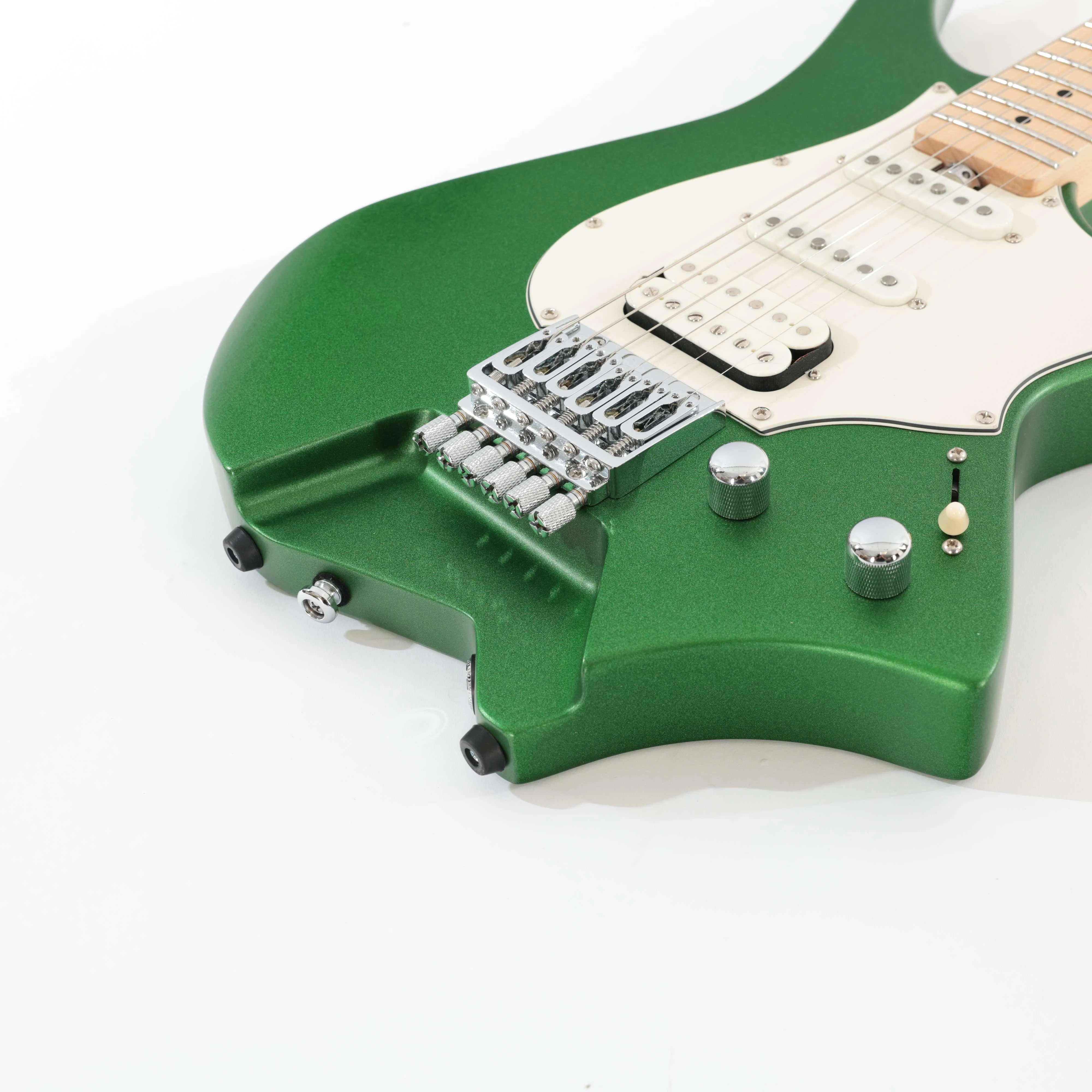 B Stock : HILS HNS1 S-Style Headless Electric Guitar in Satin Emerald Green - 002 - B-HNS1MS-ME-0002 (6).jpg