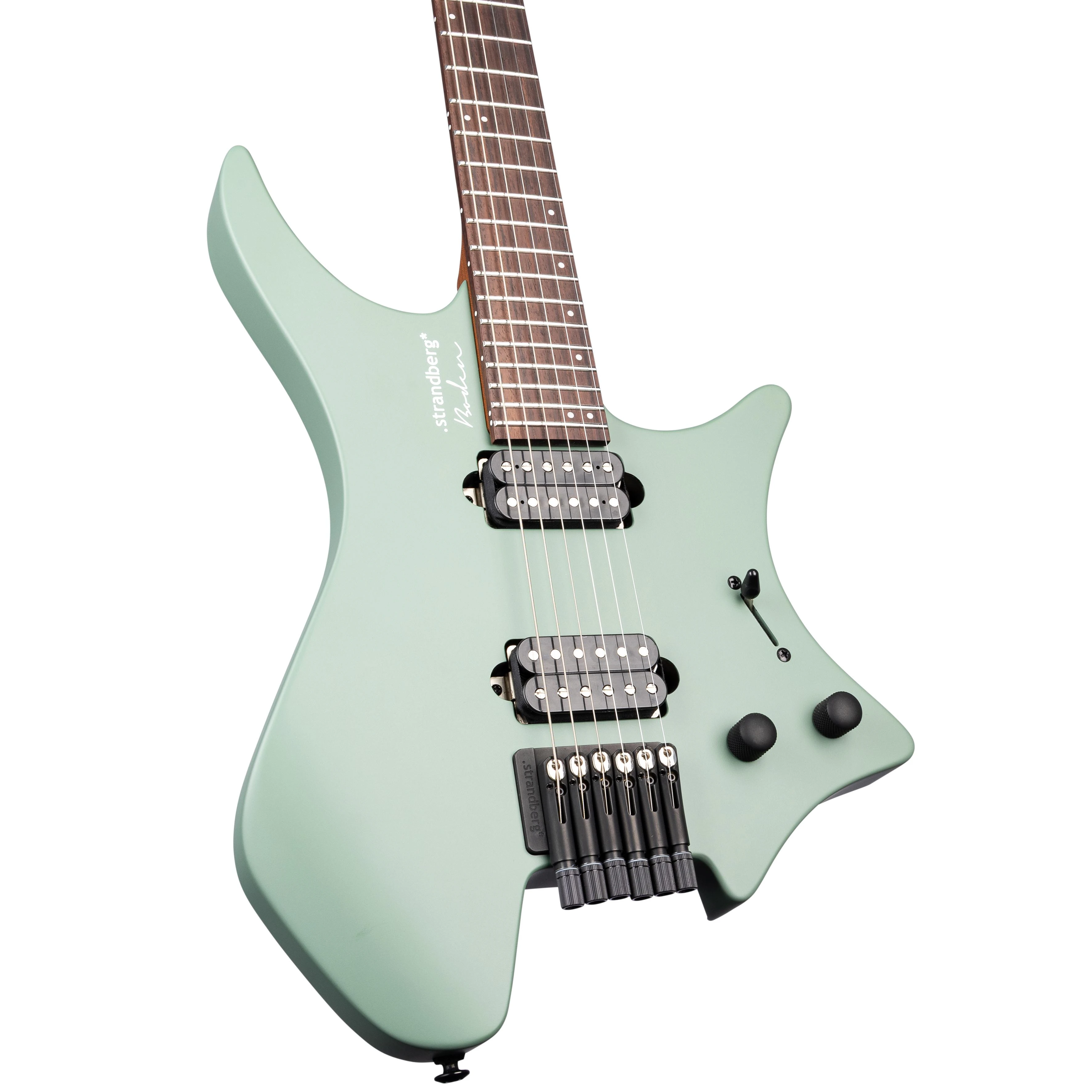 Strandberg Boden Essential 6 Headless Electric Guitar in Sage Leaf - BD6CT24ERSH8B-Body-Angle.jpg