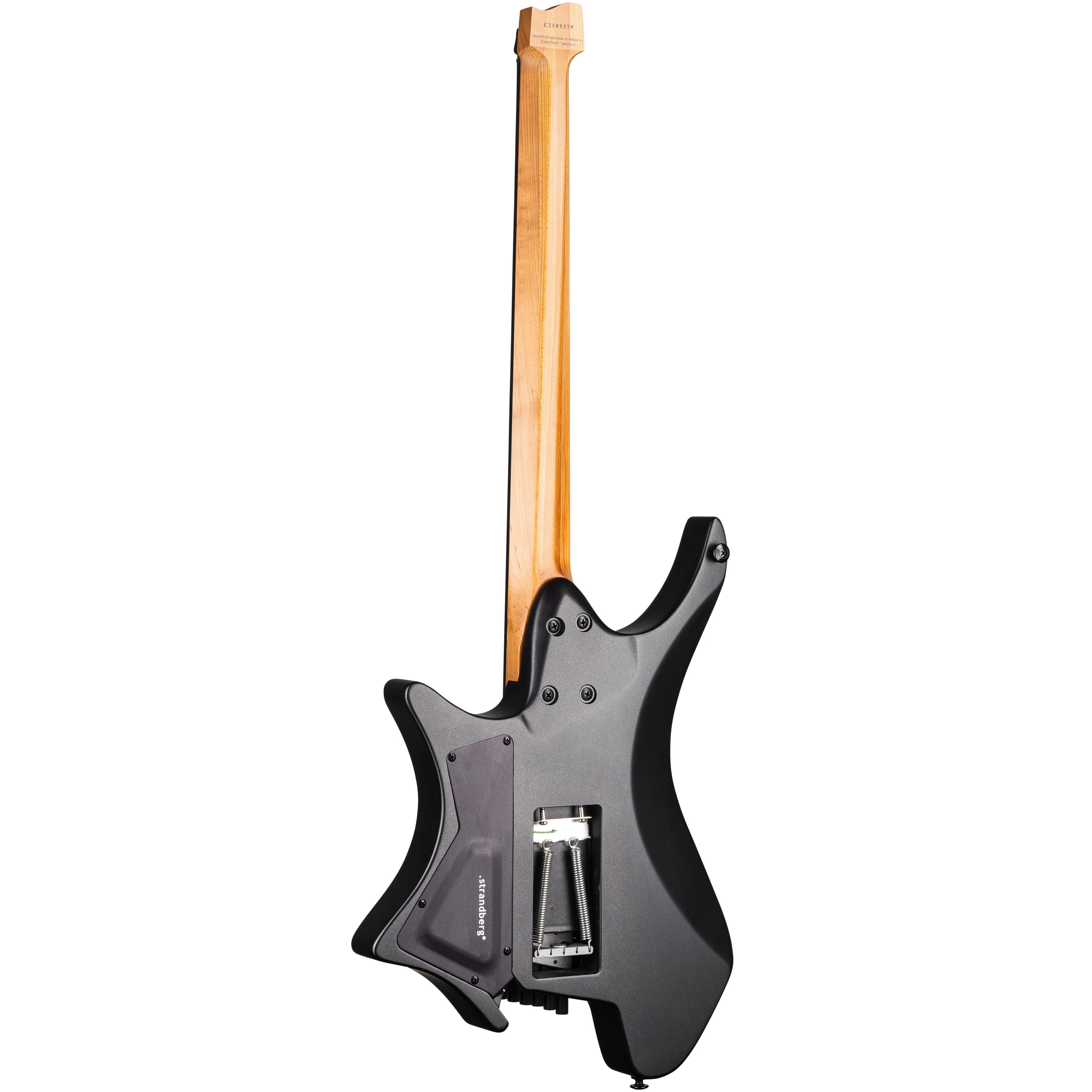 Strandberg Boden Plini Edition N2.6T Headless Electric Guitar in Black Satin Metallic - BD6TCT25I2G1BSNM-Back-Left.jpg