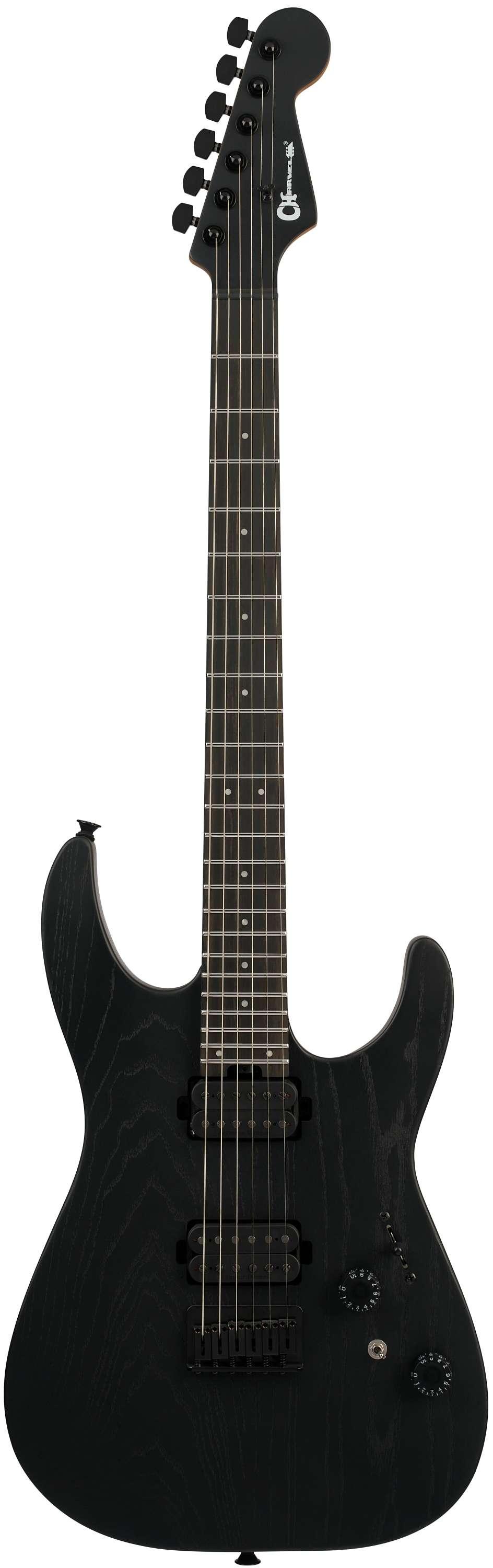 Charvel Pro-Mod Plus Dinky DK24 HH HT EB Electric Guitar in Black Ash - 2979851368_cha_ins_frt_1_rr.jpg