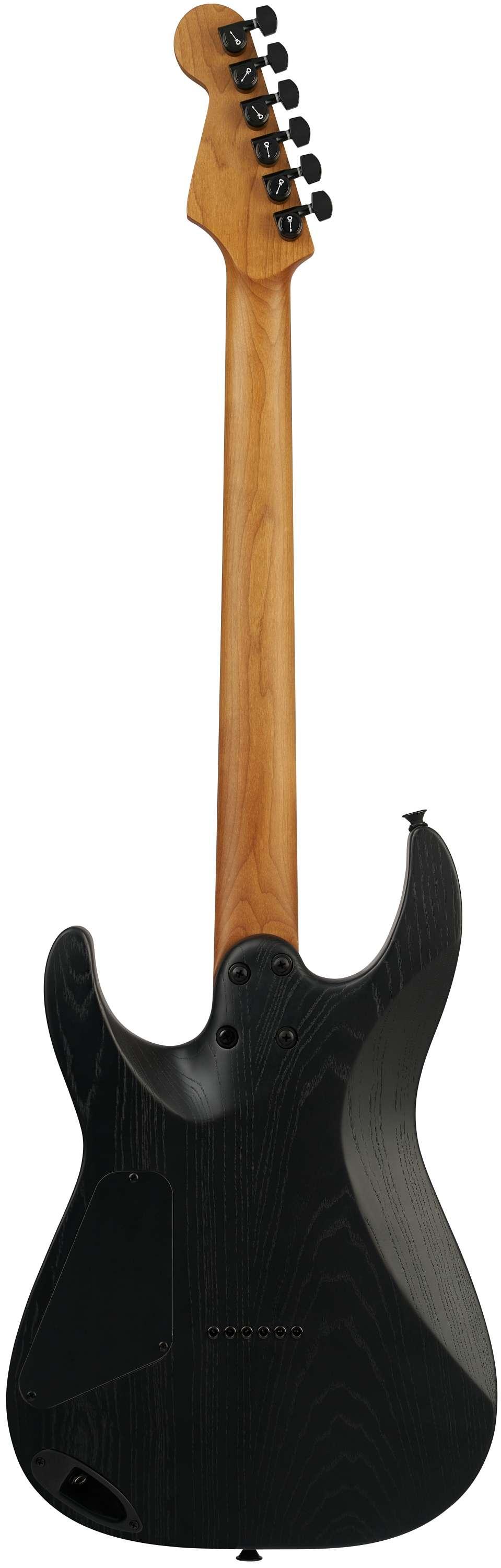 Charvel Pro-Mod Plus Dinky DK24 HH HT EB Electric Guitar in Black Ash - 2979851368_cha_ins_bck_1_rl.jpg