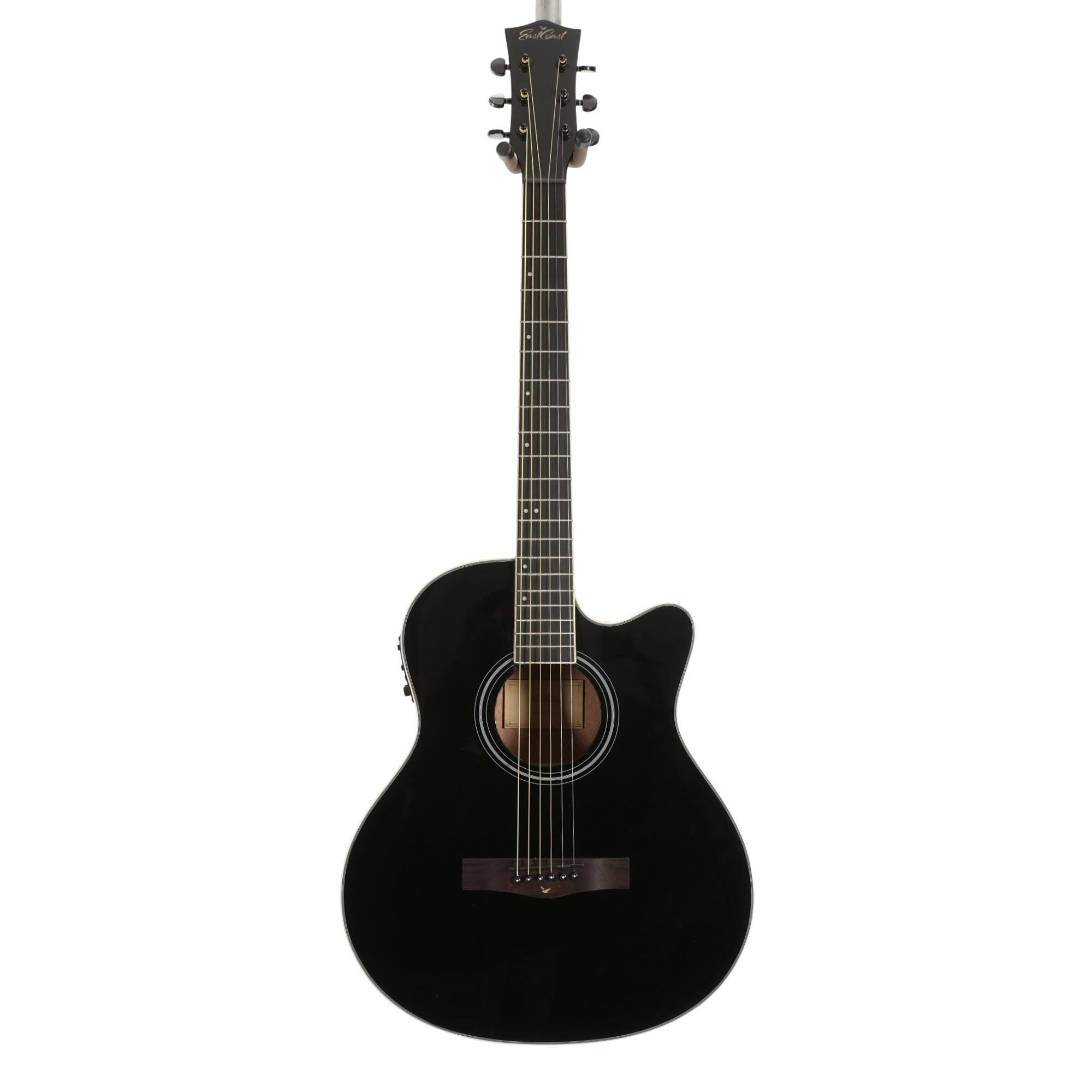 EastCoast G1CE Grand Auditorium Electro-Acoustic Guitar in Gloss Black Starter Pack With Amp - 479140-EastCoast-G1CE-Grand-Auditorium-Gloss-Black-Electro-Acoustic.jpg