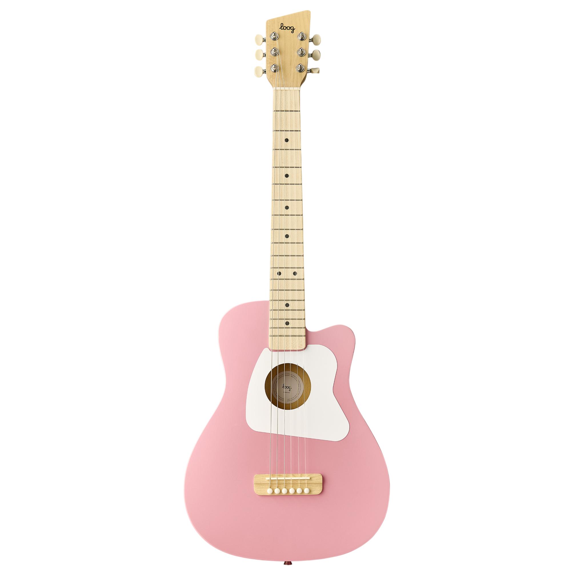 Loog Pro VI Acoustic Guitar in Pink for Ages 9 Plus - LGPRVIAM-2.jpg