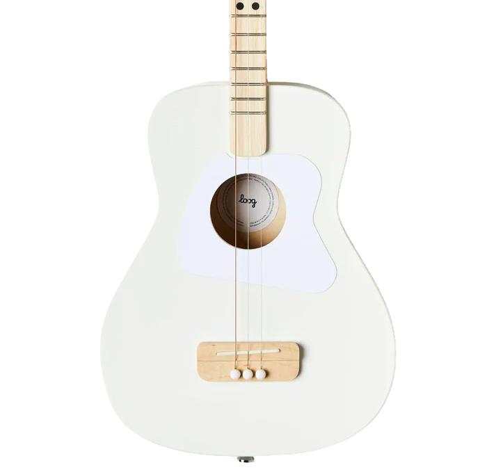 Loog Pro Acoustic Guitar in White for Ages 6 Plus - LGPRCAW-1.jpg