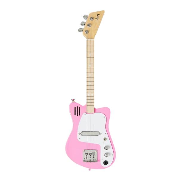 Loog Mini Electric Guitar in Pink for Ages 3 Plus - LGMIEM-2.jpg