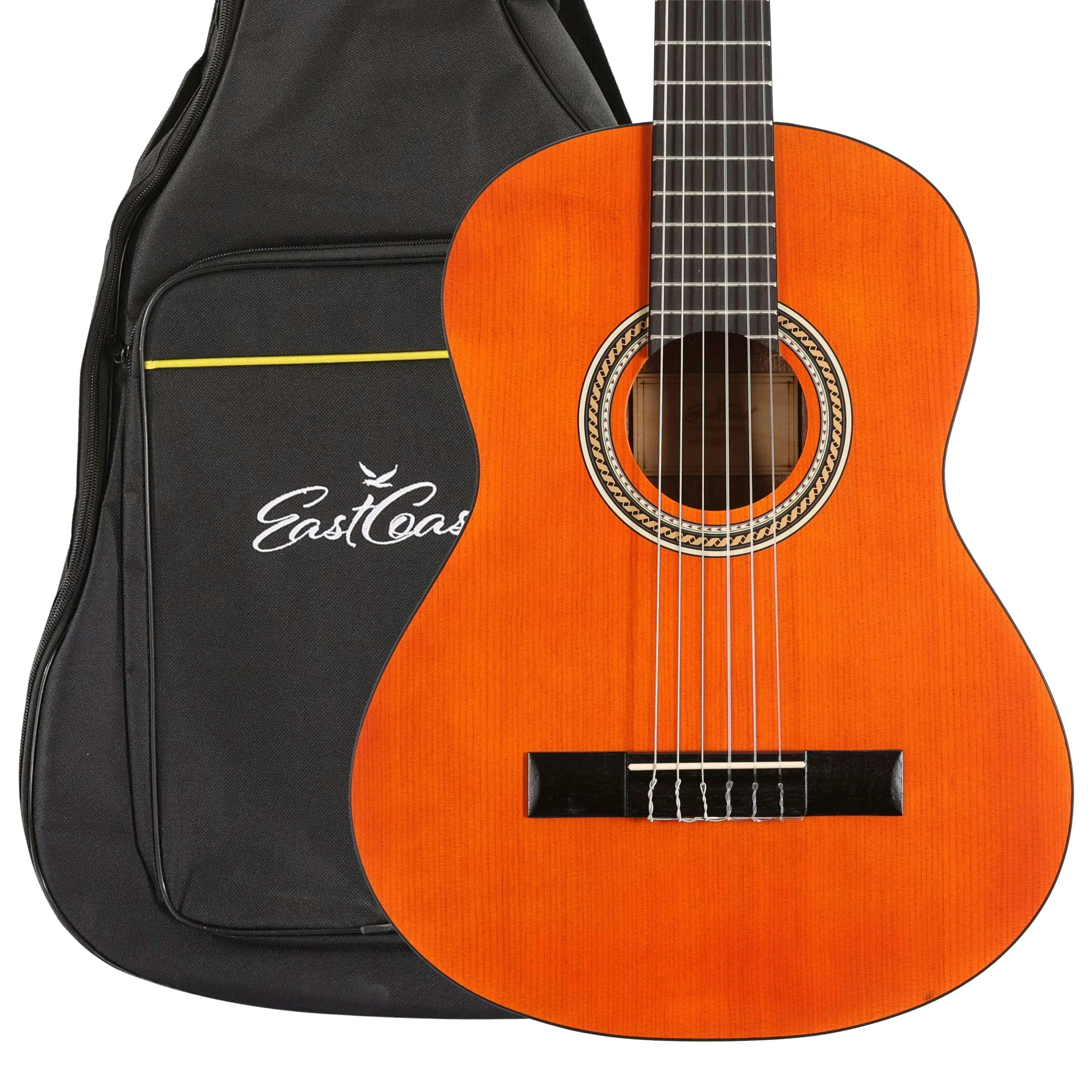 B Stock : EastCoast 3/4 Size Deluxe Classical Nylon String Acoustic Guitar with Gig Bag - 003 - EC-C1-34-EC-C1-34-478625-EastCoast-C1-3-4-Size-Classical-Guitar-in-Natural.jpg