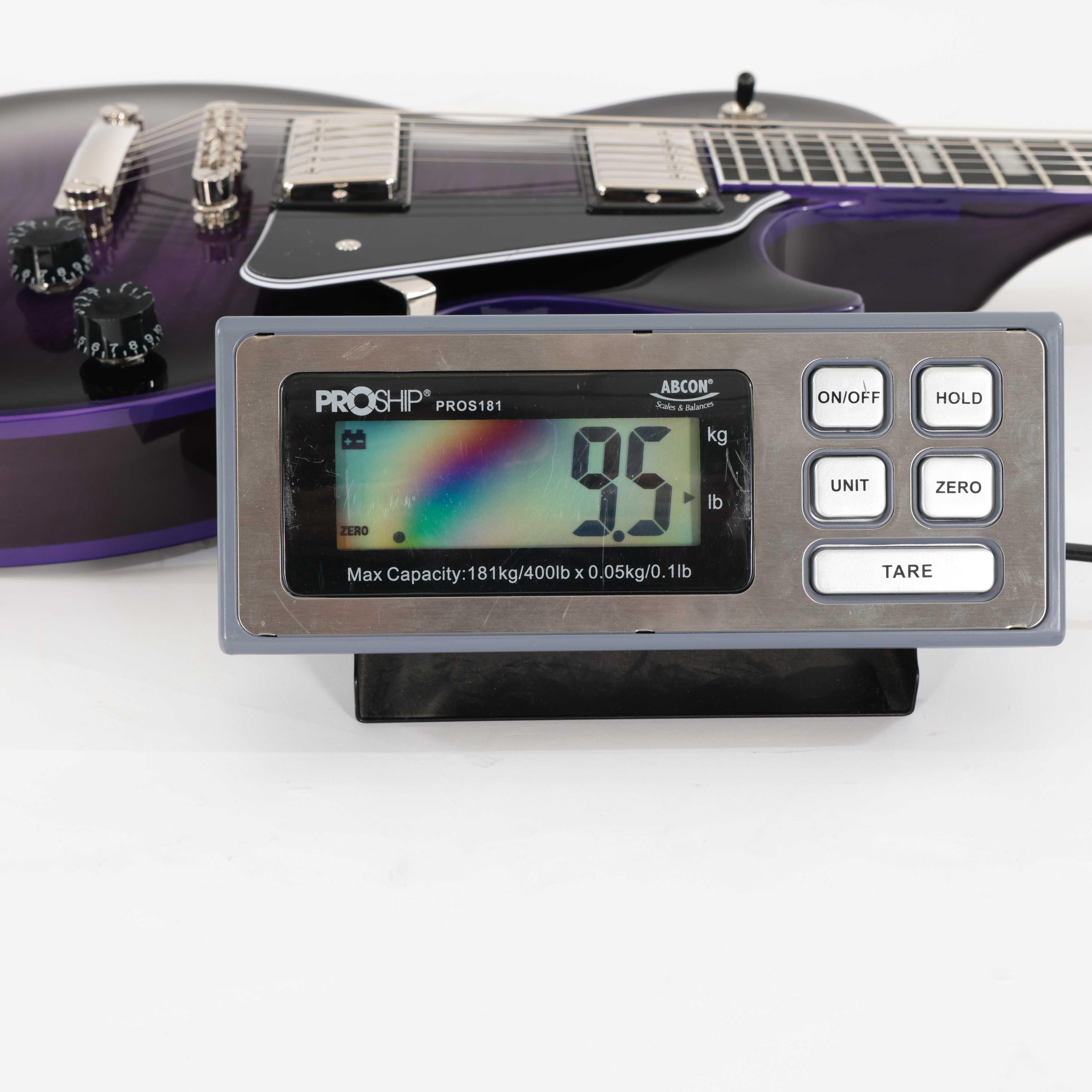 B Stock : Epiphone Inspired by Gibson Les Paul Custom Widow Electric Guitar in Purple Burst - 002 - B-EILPCWPBN-0002 (5).jpg