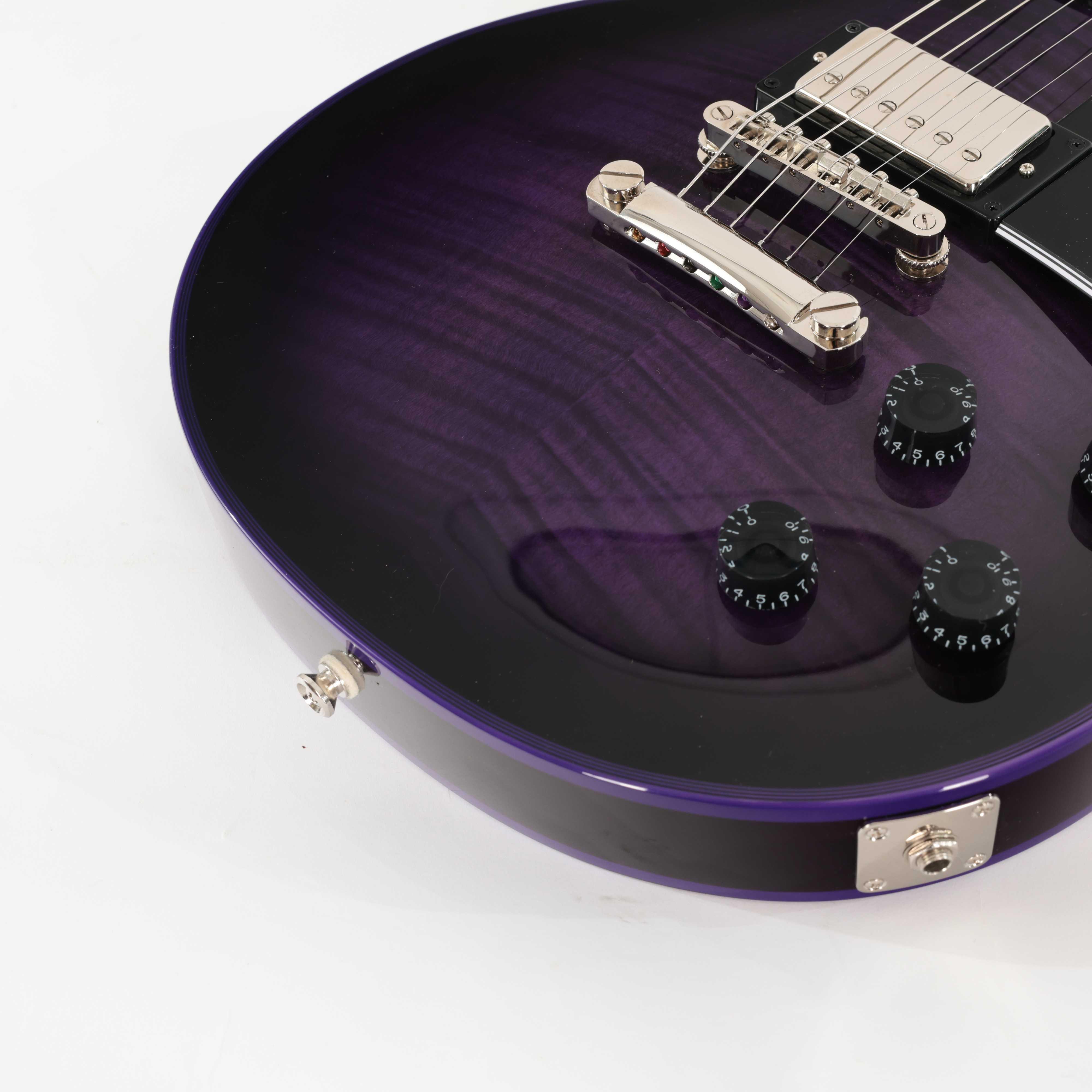 B Stock : Epiphone Inspired by Gibson Les Paul Custom Widow Electric Guitar in Purple Burst - 002 - B-EILPCWPBN-0002 (8).jpg