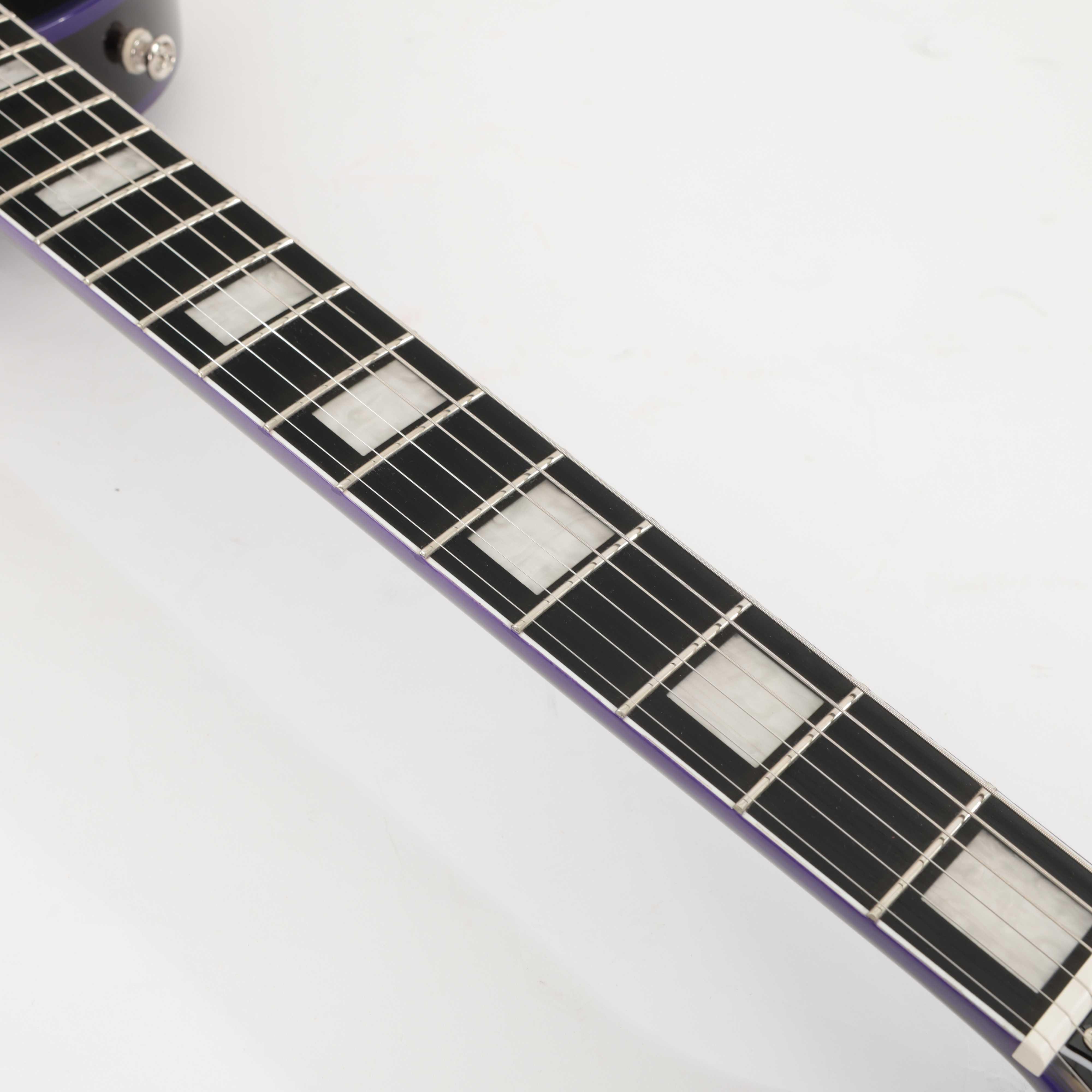 B Stock : Epiphone Inspired by Gibson Les Paul Custom Widow Electric Guitar in Purple Burst - 002 - B-EILPCWPBN-0002 (11).jpg