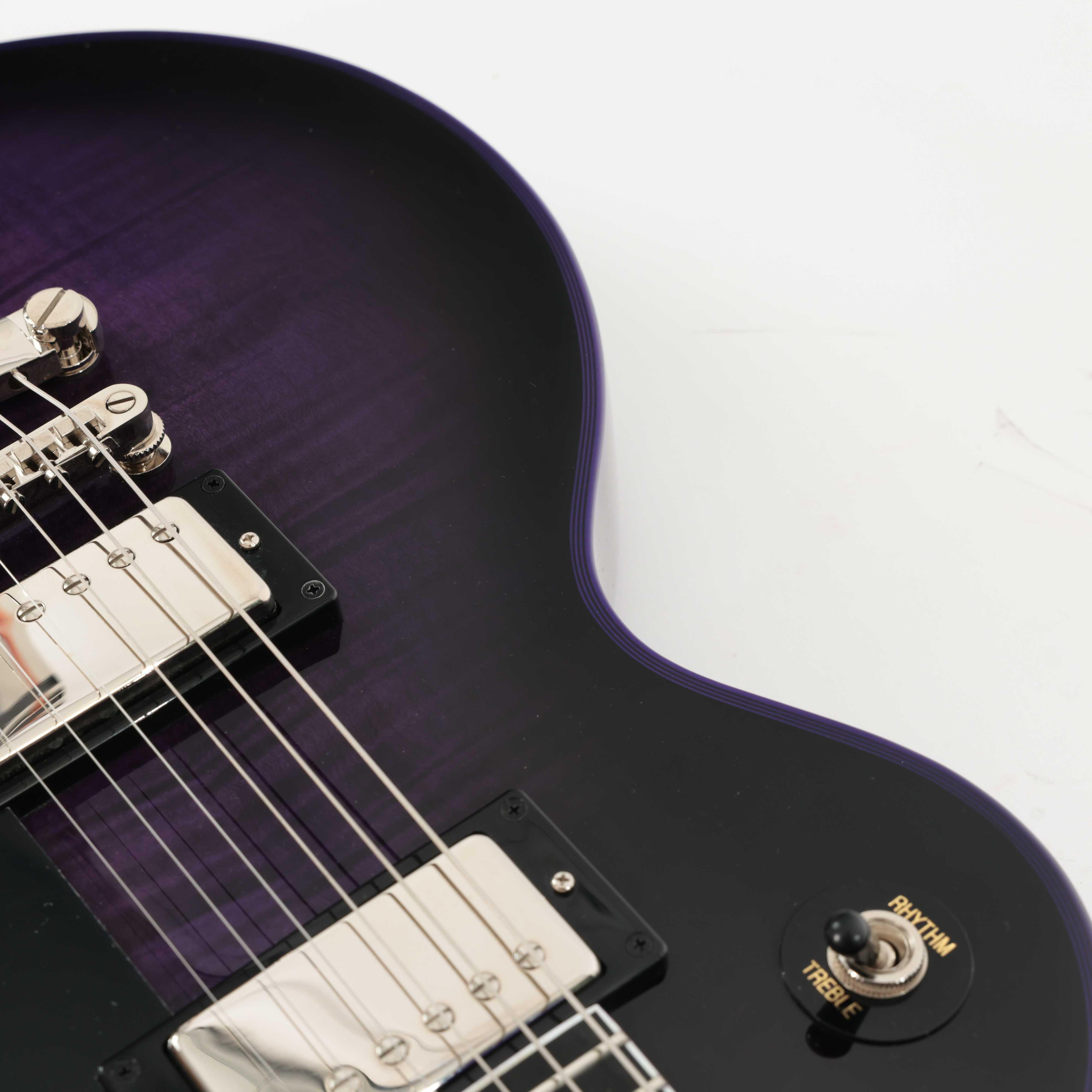 B Stock : Epiphone Inspired by Gibson Les Paul Custom Widow Electric Guitar in Purple Burst - 002 - B-EILPCWPBN-0002 (13).jpg