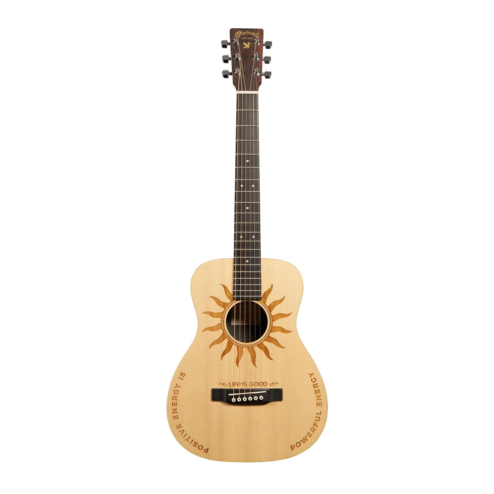 Martin LX2 Life Is Good Travel Acoustic Guitar - LX2 Life Is Good_Full Front.jpg