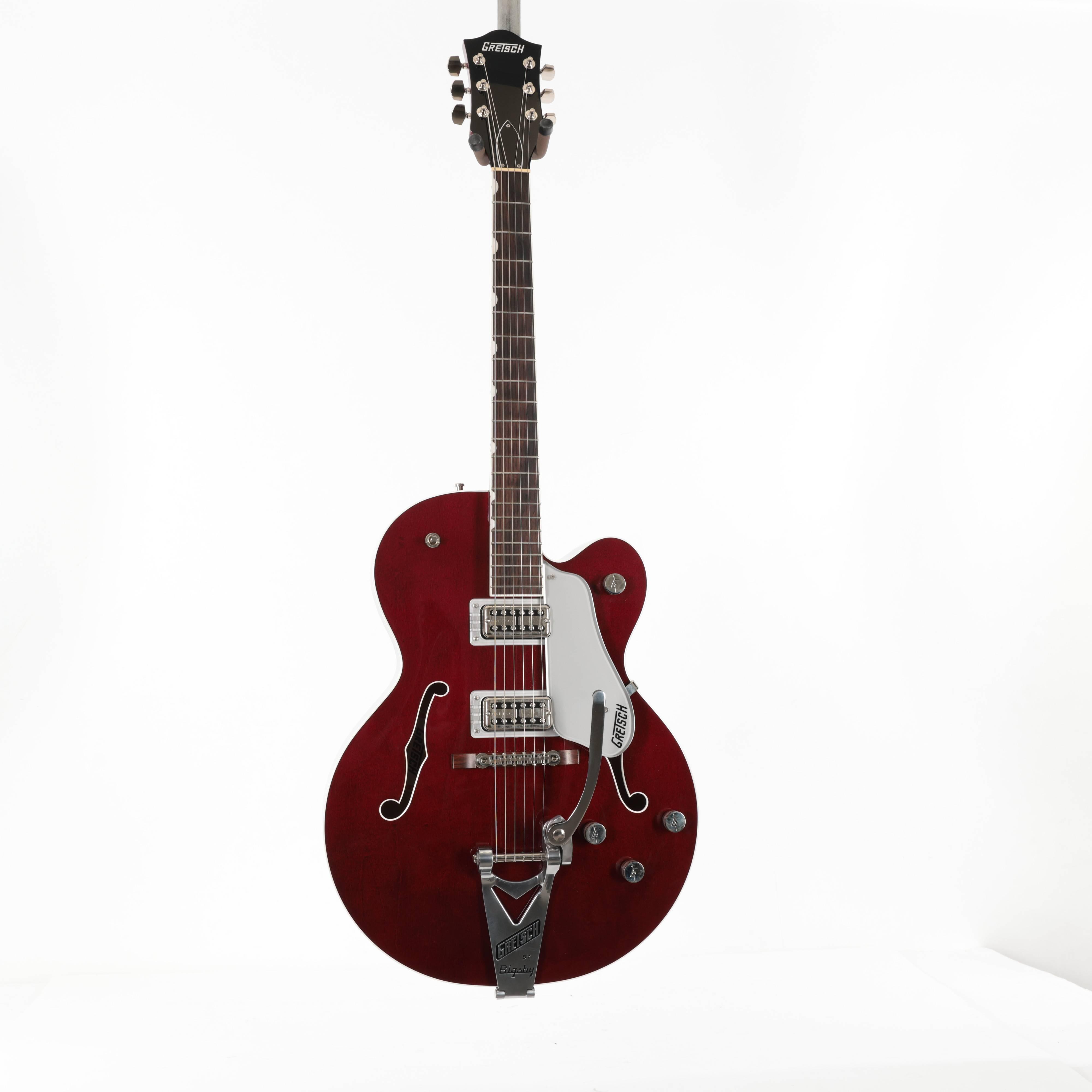 Second Hand Gretsch Pro Tennessean Hollow Body Electric Guitar With Bigsby In Cherry 035 - SH-91-0035 (3).jpg
