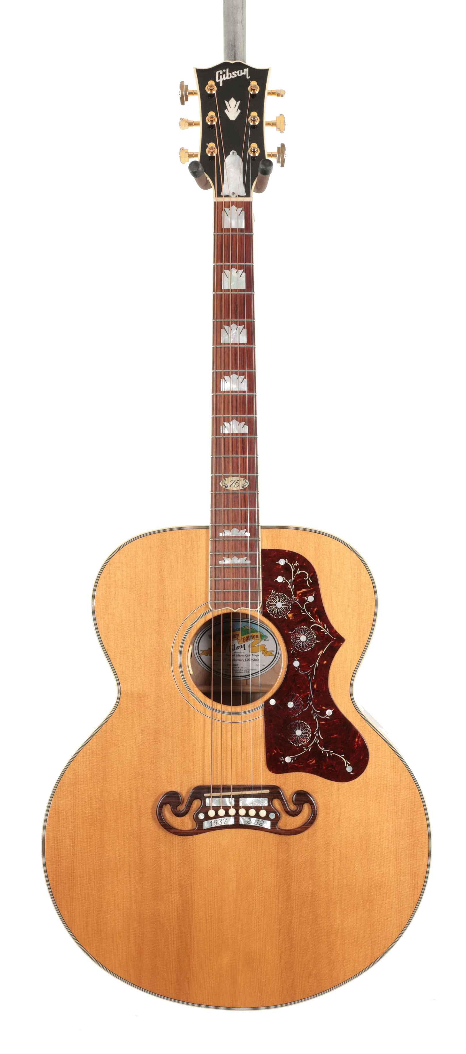 Second Hand Gibson SJ-200 75th Anniversary Quilt Ltd Edition In Natural #658 - SH-114-2658 (3).jpg