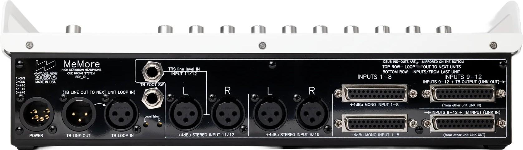 Wolff Audio MeMore - Analog Personal Headphone Cue System With 12 Inputs And HearMe Foldback Mic - WLF-MEMORE (2).jpg