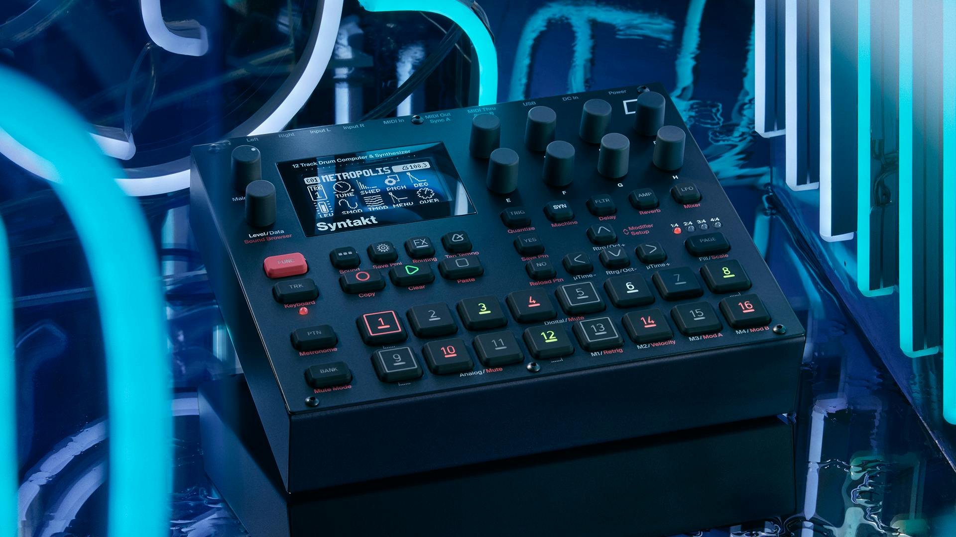 B Stock : Elektron Syntakt 12 Track Drum Computer & Synthesizer - 043 - 506581-Syntakt-hero1.jpg