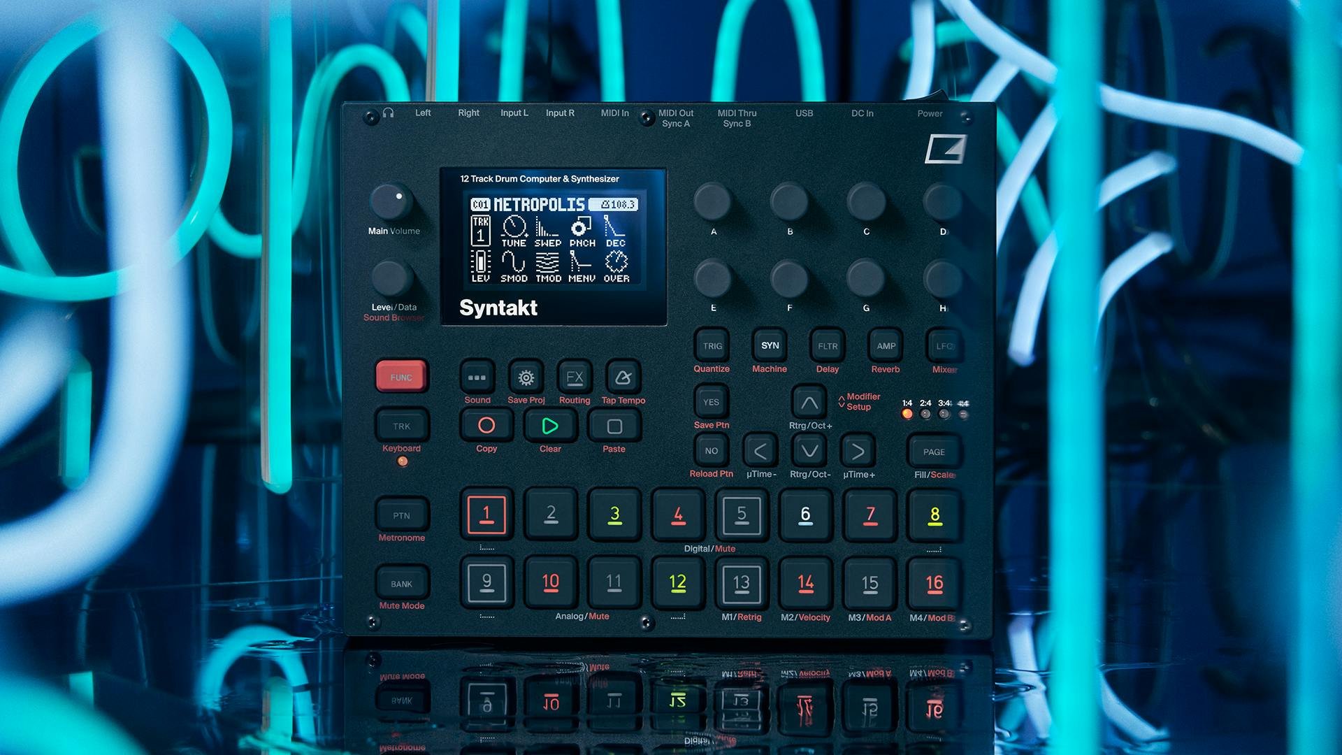B Stock : Elektron Syntakt 12 Track Drum Computer & Synthesizer - 043 - 506582-Syntakt-hero2.jpg