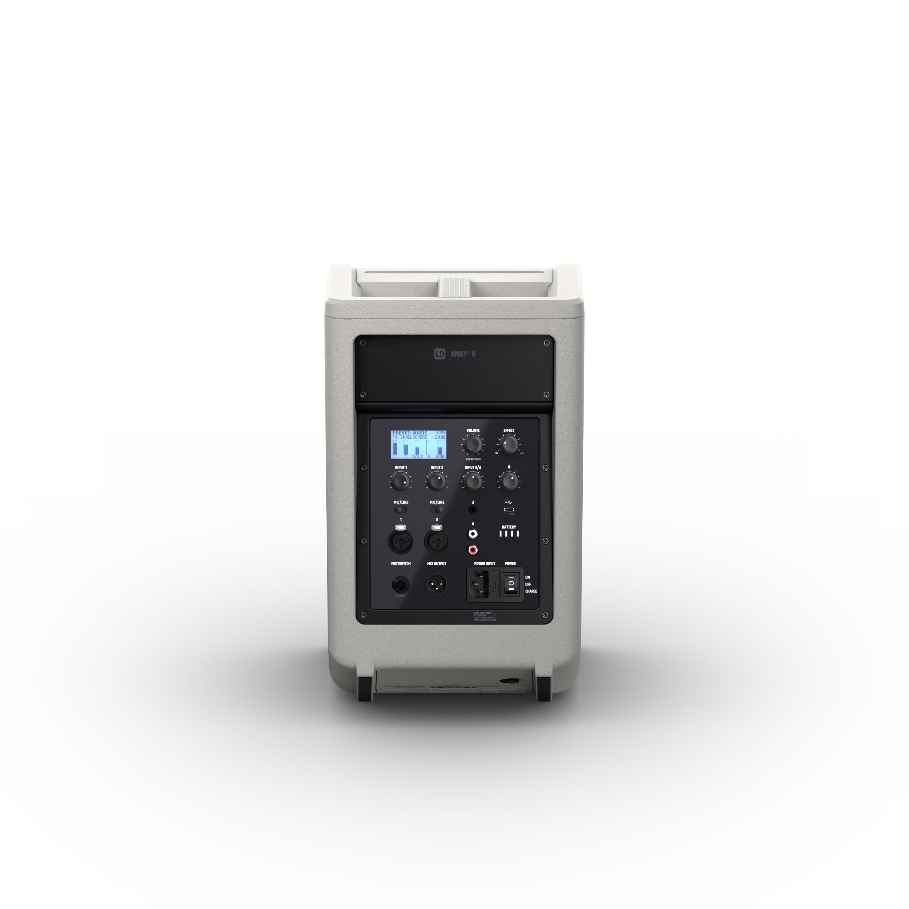 B Stock : LD Systems ANNY 8 Battery powered PA Speaker in Grey - 003 - LDANNY8G_4.jpg