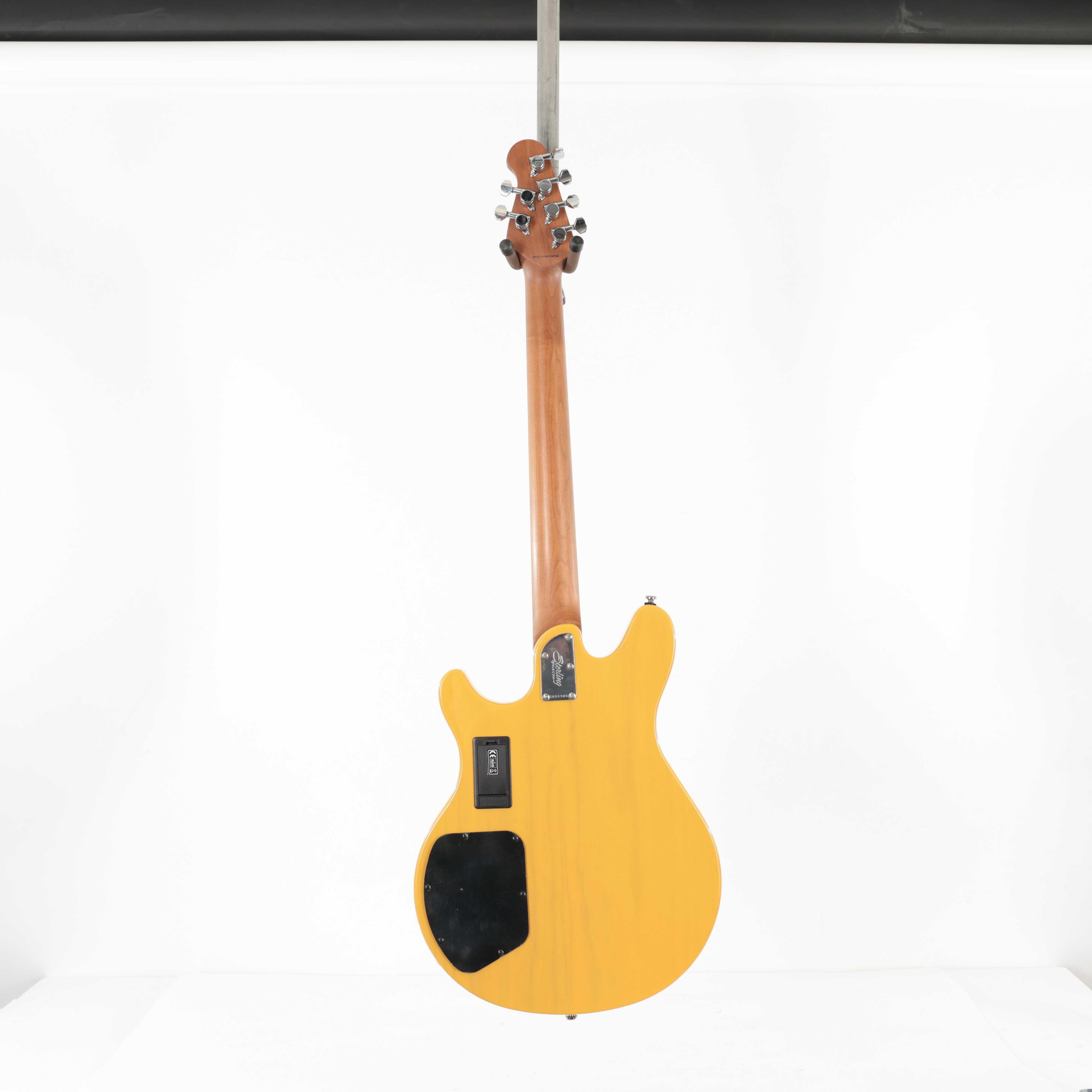 B Stock : Sterling by Music Man Valentine Chambered Bigsby Semi-Hollow Electric Guitar in Butterscotch - 002 - B-STJV60CBB-0002 (4).jpg