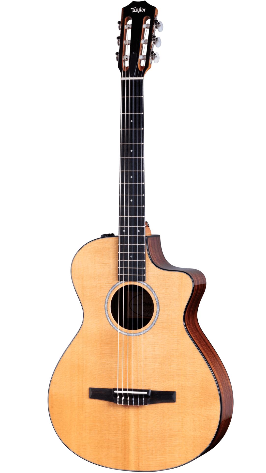 B Stock : Taylor 212ce-N Plus Grand Concert Nylon Acoustic Guitar - 001 - Taylor-212ce-N Plus-2203214001-FrontLeft-2024.jpg