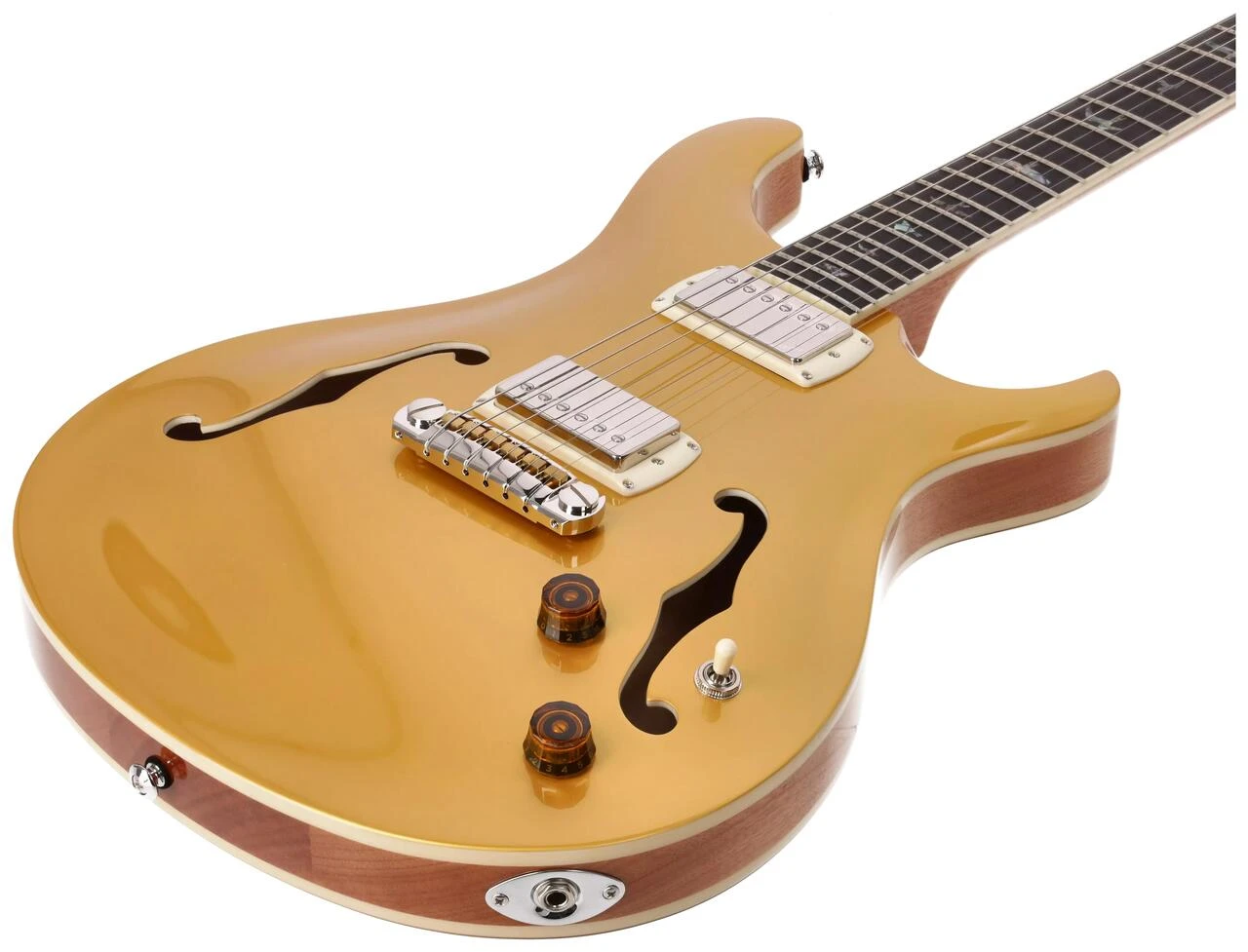 PRS SE Limited Edition Hollowbody II Non-Piezo Electric Guitar in Gold Top - HB2F7EIN1-GT-5.jpg