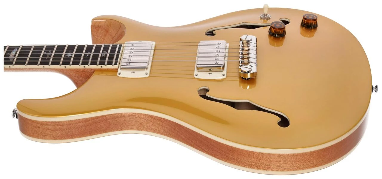 PRS SE Limited Edition Hollowbody II Non-Piezo Electric Guitar in Gold Top - HB2F7EIN1-GT-6.jpg