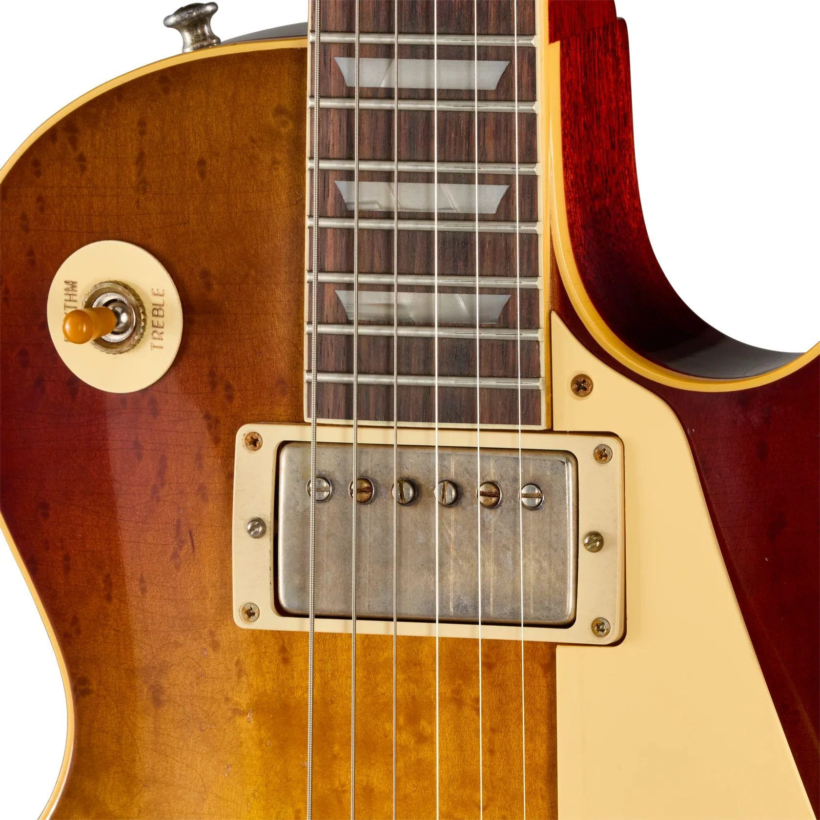 Gibson Custom LE 1959 Les Paul Standard Reissue with Birdseye Maple Top in Light Aged Peach Tea Burst - LPR5926LE23259-3.jpg