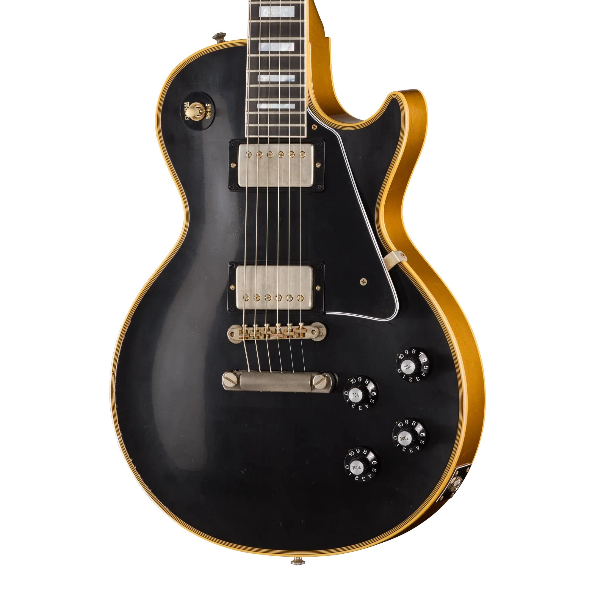 Gibson Custom LE 1968 Les Paul Custom Reissue, Light Aged, Ebony Top - LPC6826LE23257-1.jpg