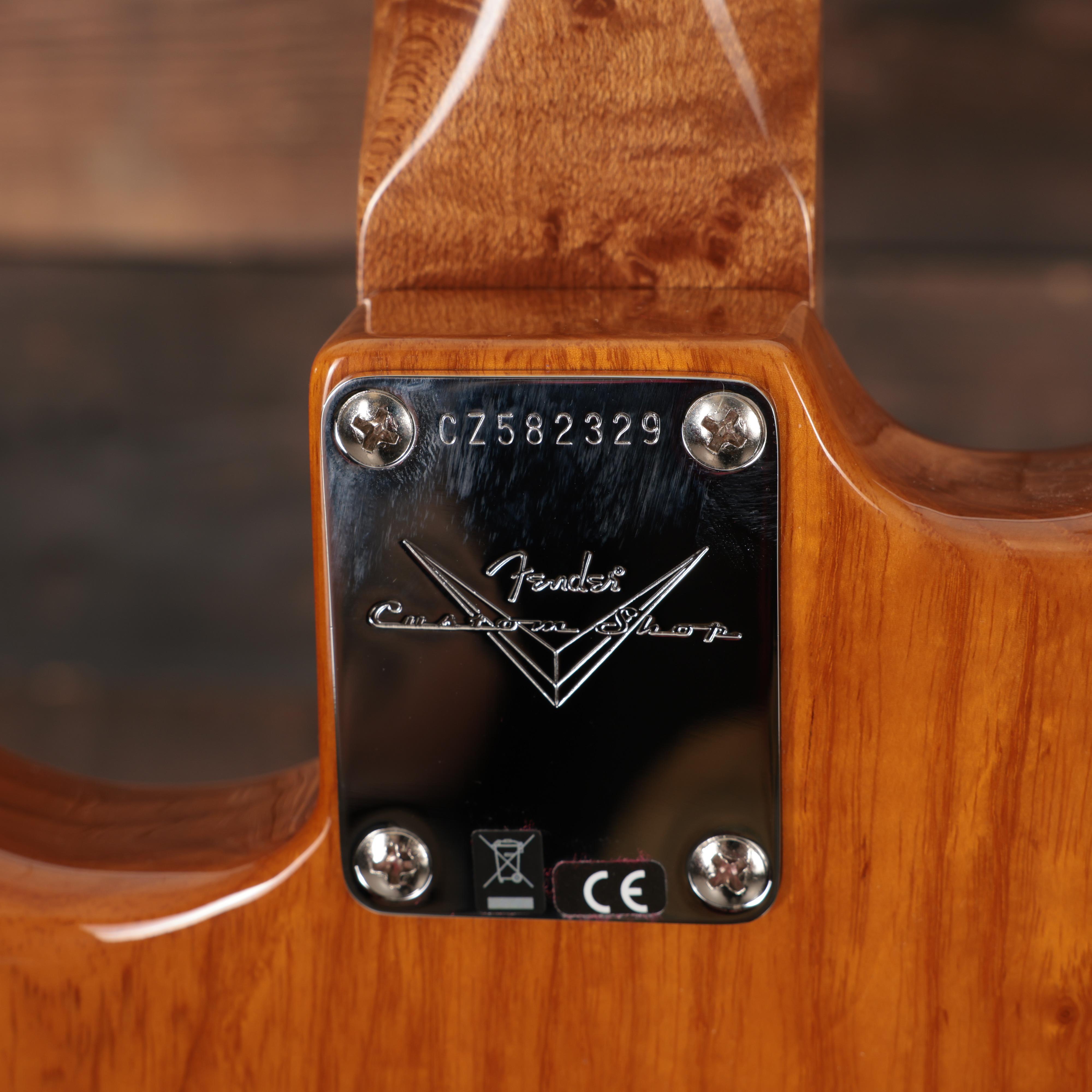 Fender Custom Shop Artisan Stratocaster Thinline Ash Body with AAAA Koa Top - CZ582329 (6).JPG