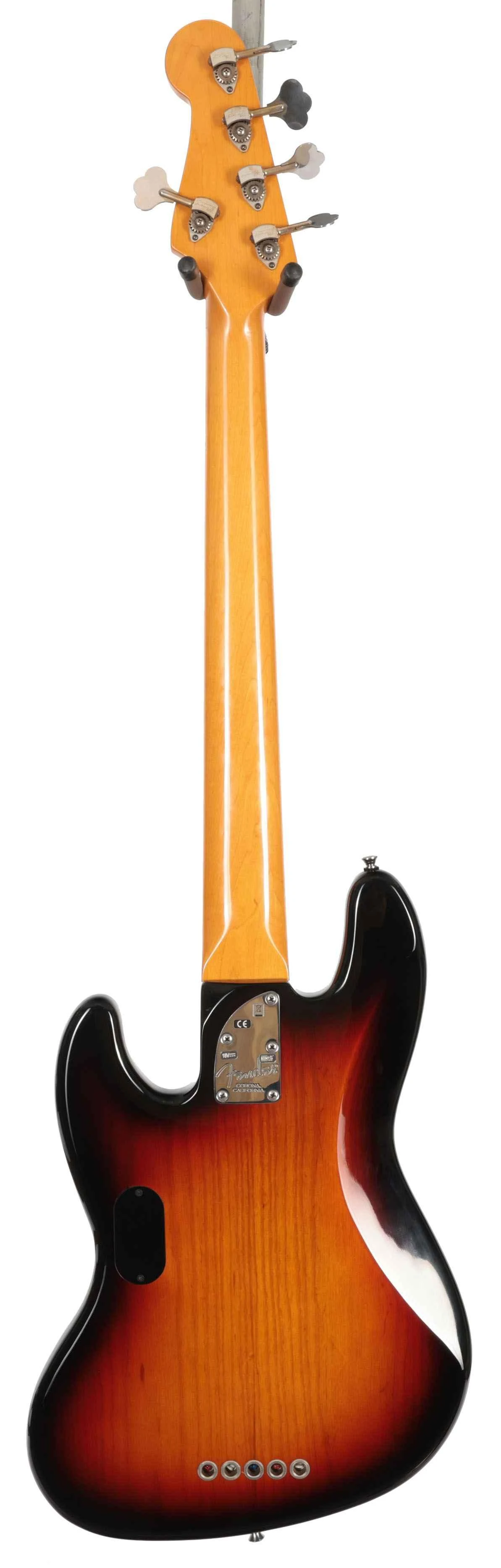Second Hand Fender USA Marcus Miller Jazz Bass V 3TS With Original Tweed Hardcase 067 - SH-91-0067 (4).jpg