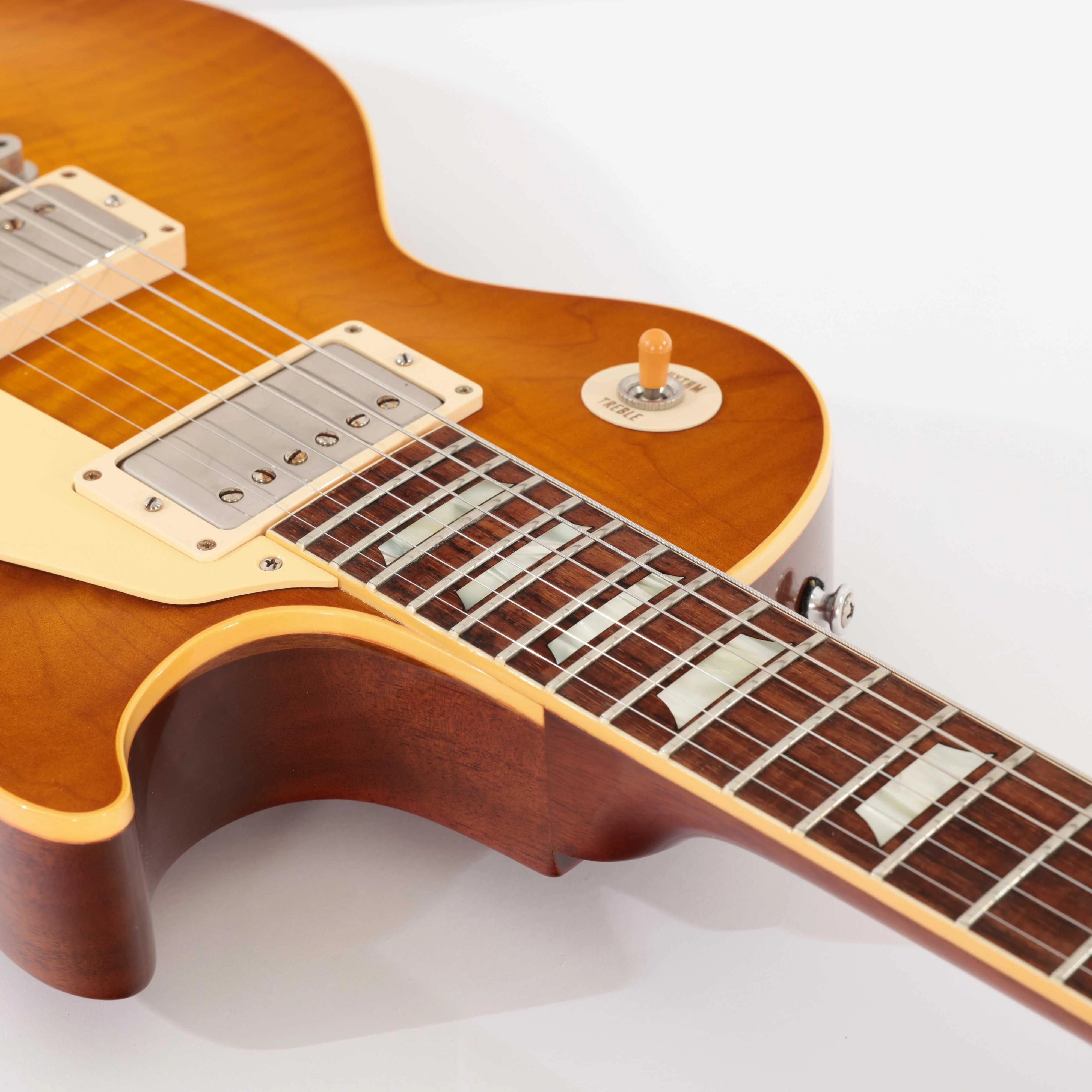 Second Hand Gibson Custom Shop 1958 Les Paul Reissue VOS In Dirty Lemon 595 - SH-114-2595 (9).jpg