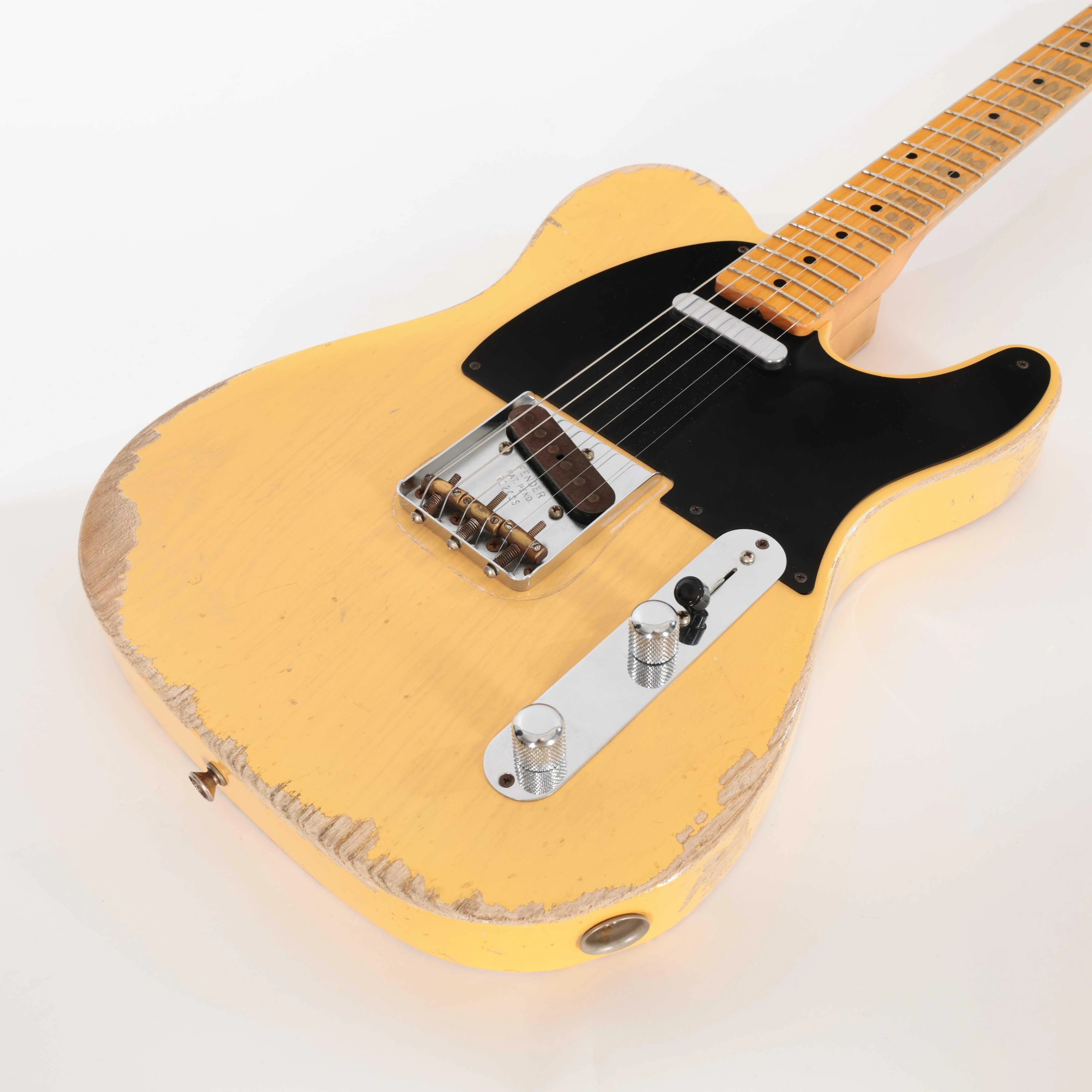 Second Hand Fender Custom Shop 53' Telecaster Heavy Relic In Faded Butterscotch #035 - SH-131-0035 (5).jpg
