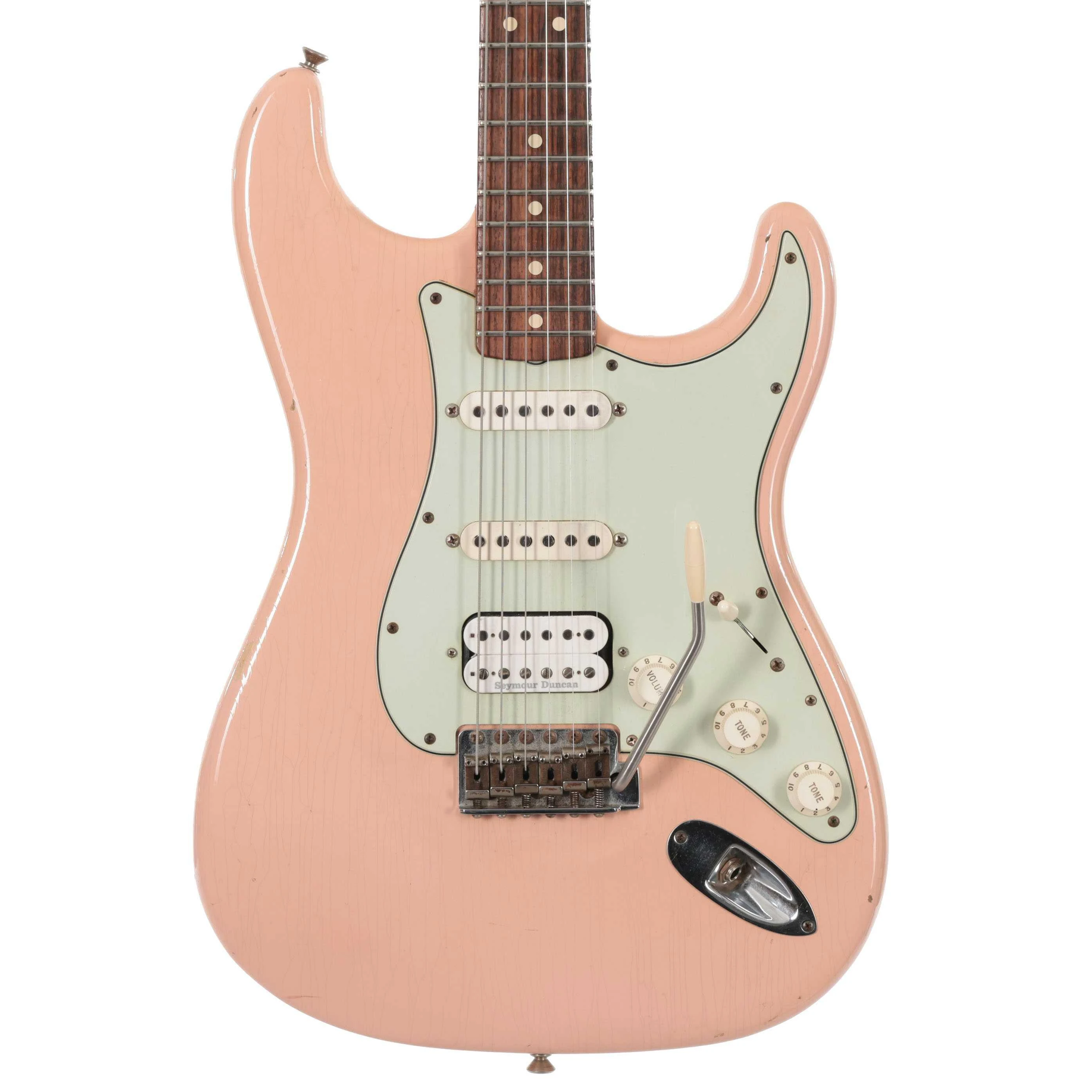 Second Hand Fender Custom Shop Strat Relic HSS In Shell Pink #024 - SH-131-0024 (2).jpg