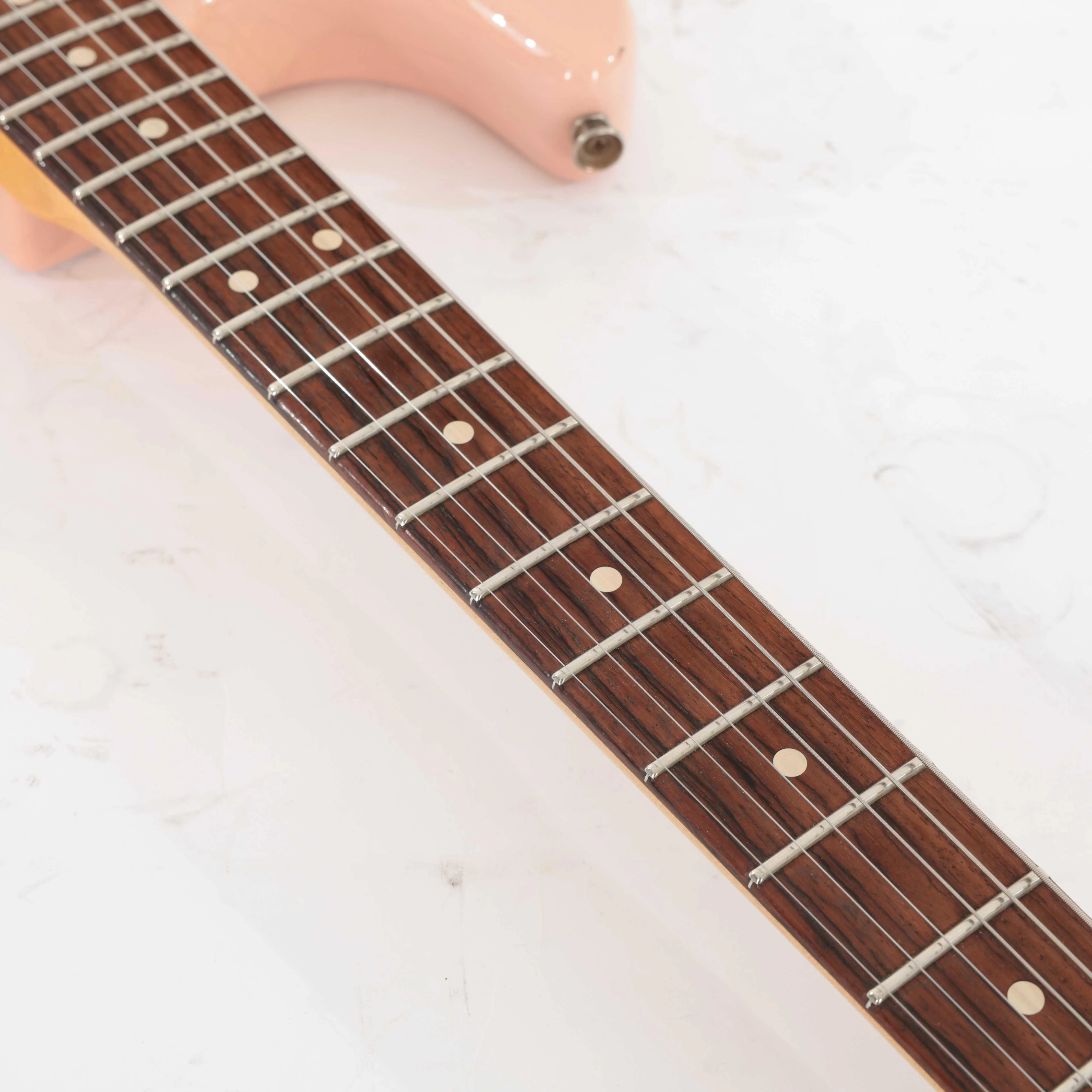 Second Hand Fender Custom Shop Strat Relic HSS In Shell Pink 024 - SH-131-0024 (12).jpg